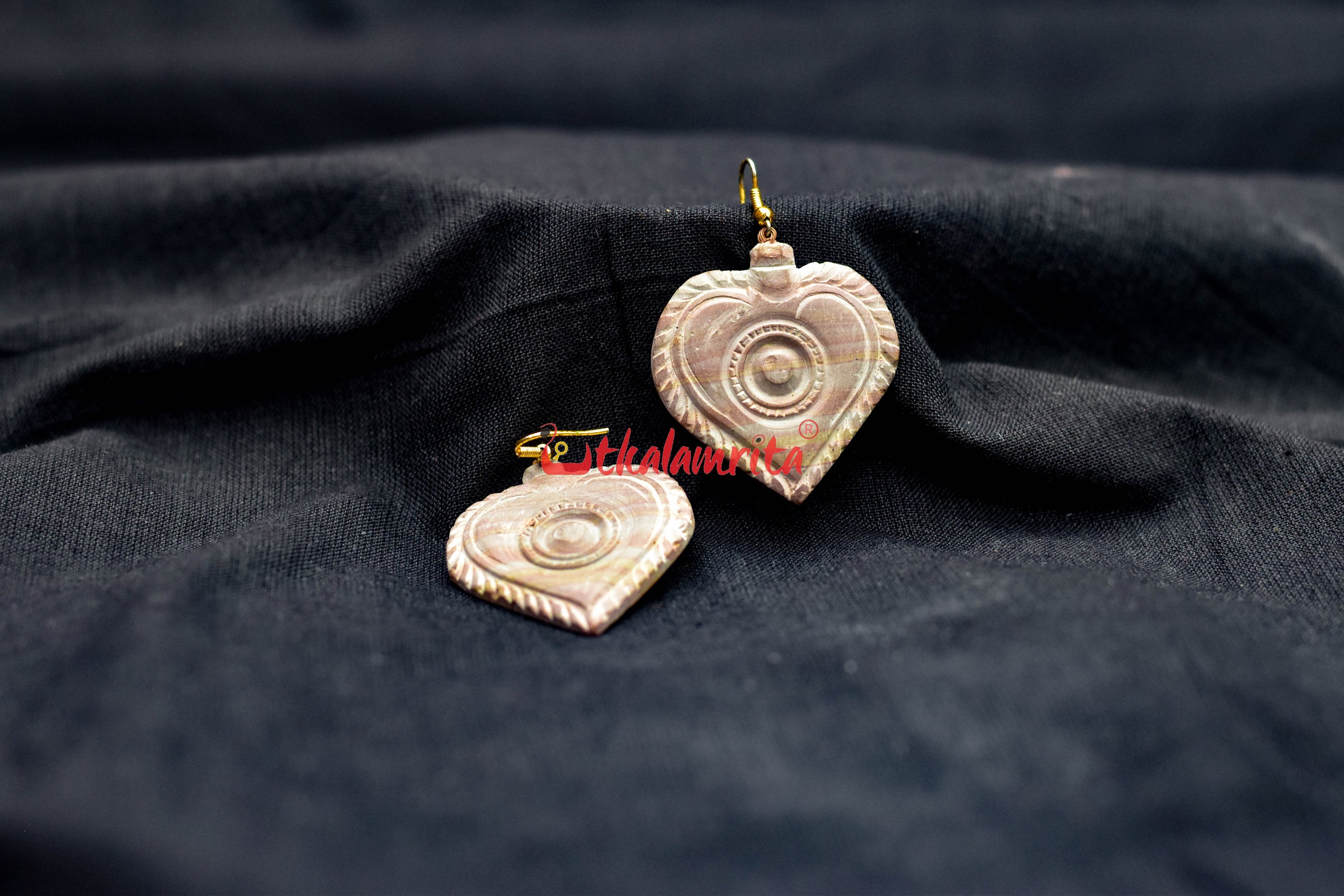 Konark Stone Carving Earrings