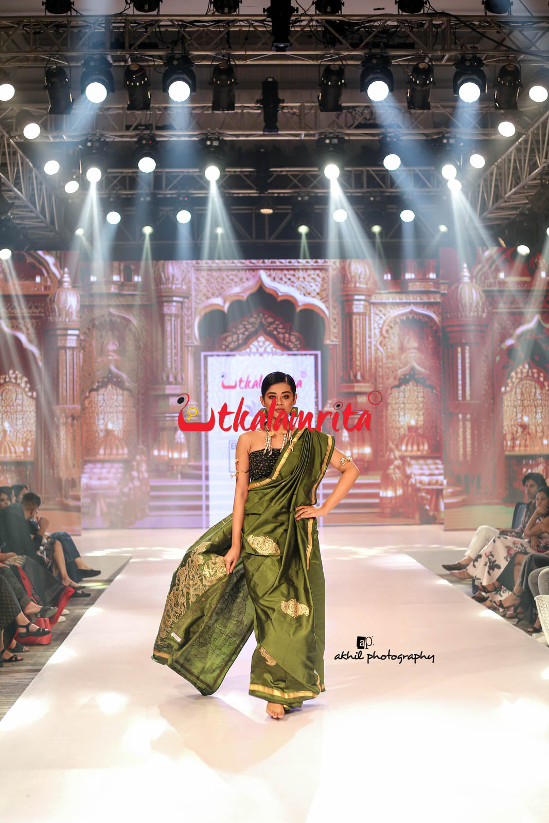 Lakhmana Sakti Bheda Mehendi Pattachitra Silk Saree
