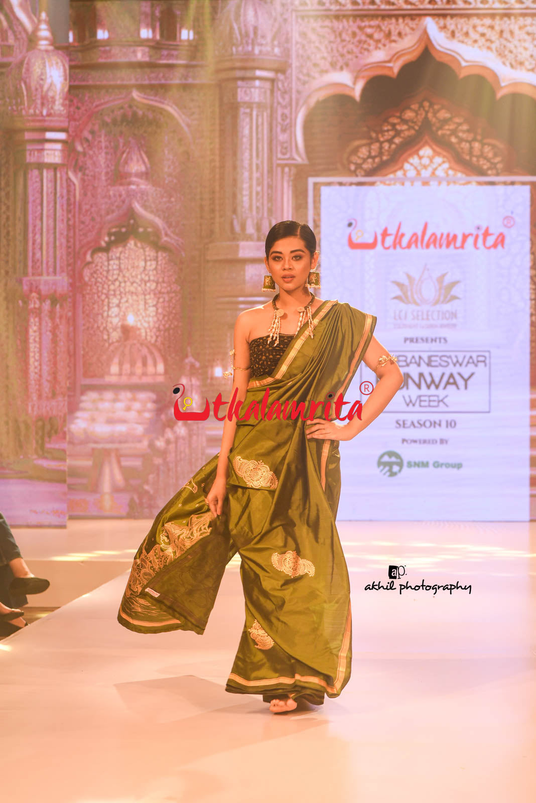 Lakhmana Sakti Bheda Mehendi Pattachitra Silk Saree