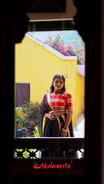 Box Saura Tribals Bomkai Silk (Lehenga)