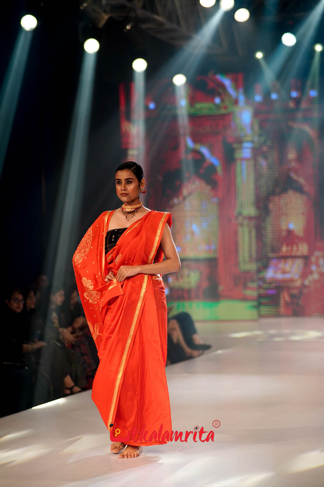 Sita Harana Pattachitra Silk Saree