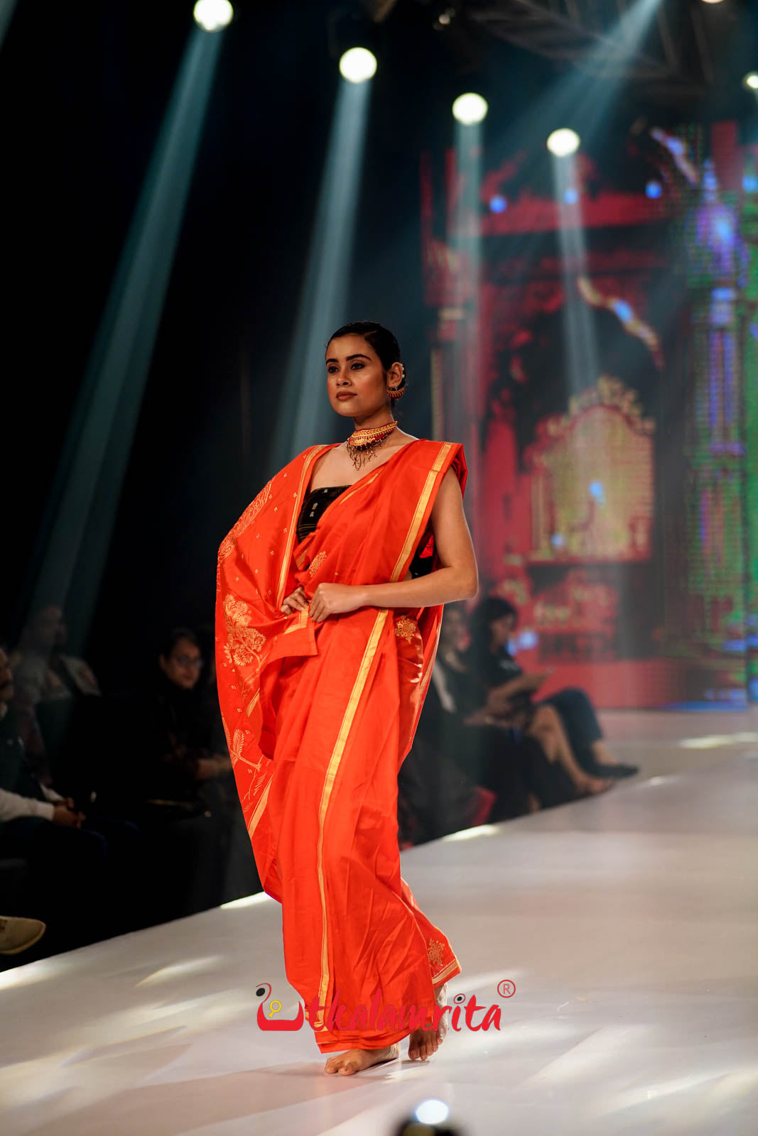Sita Harana Pattachitra Silk Saree