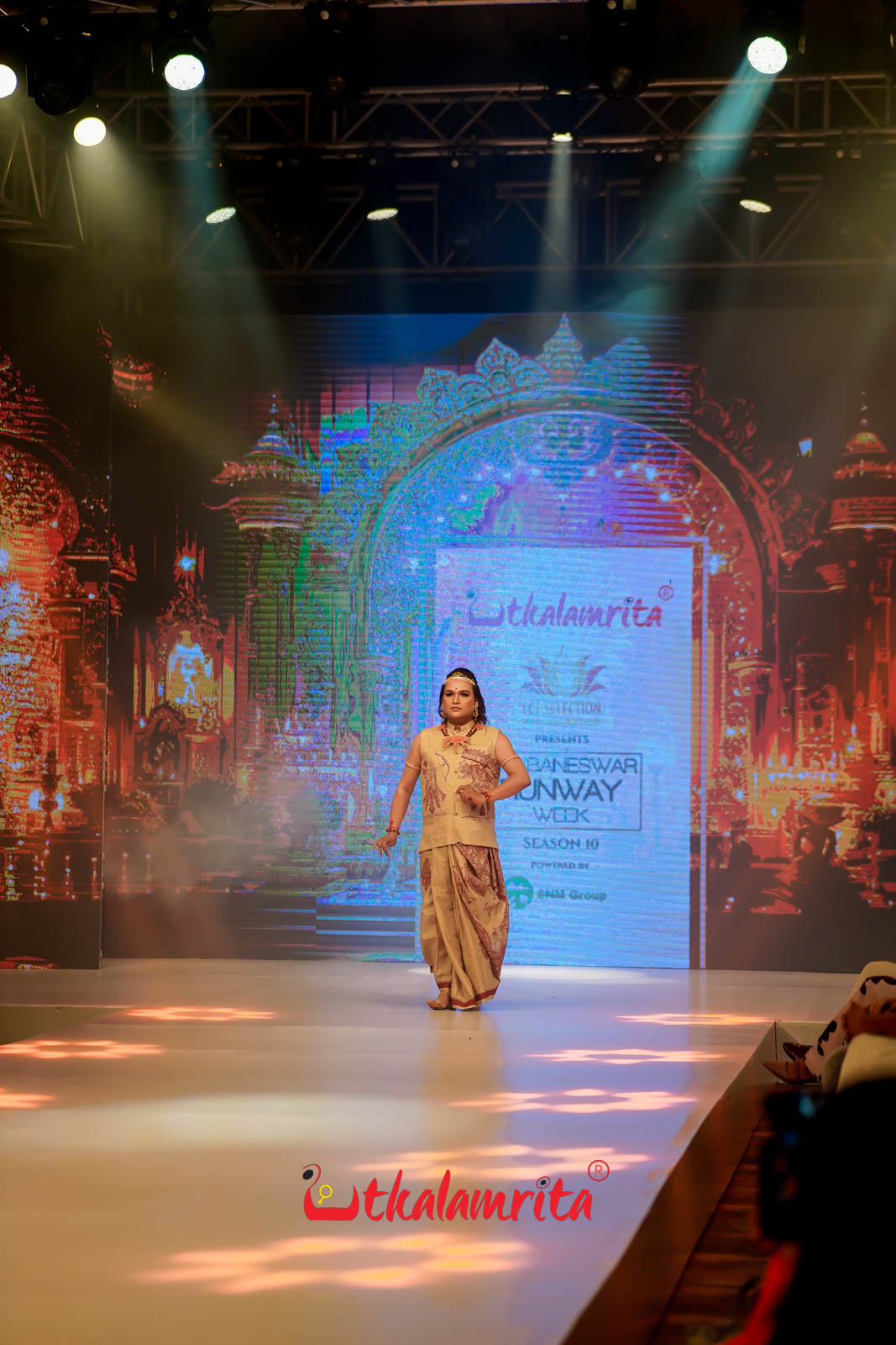 Rama Abhiseka Tussar Pattachitra Silk Saree