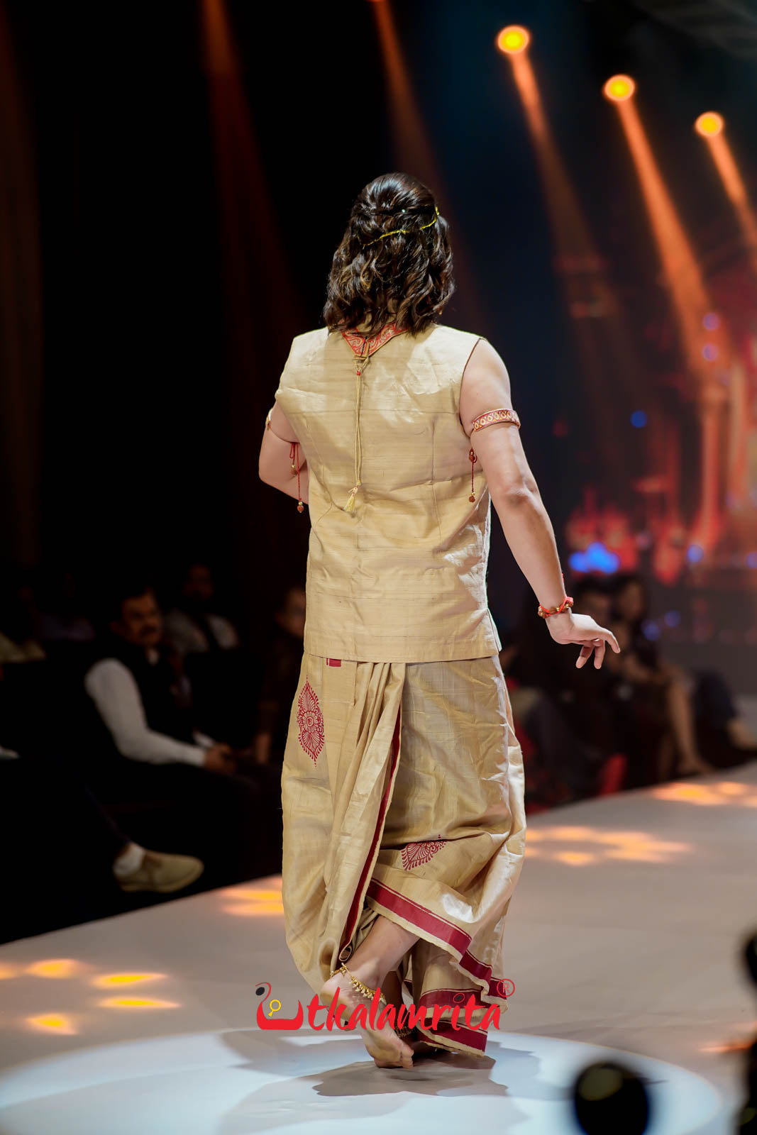Rama Abhiseka Tussar Pattachitra Silk Saree