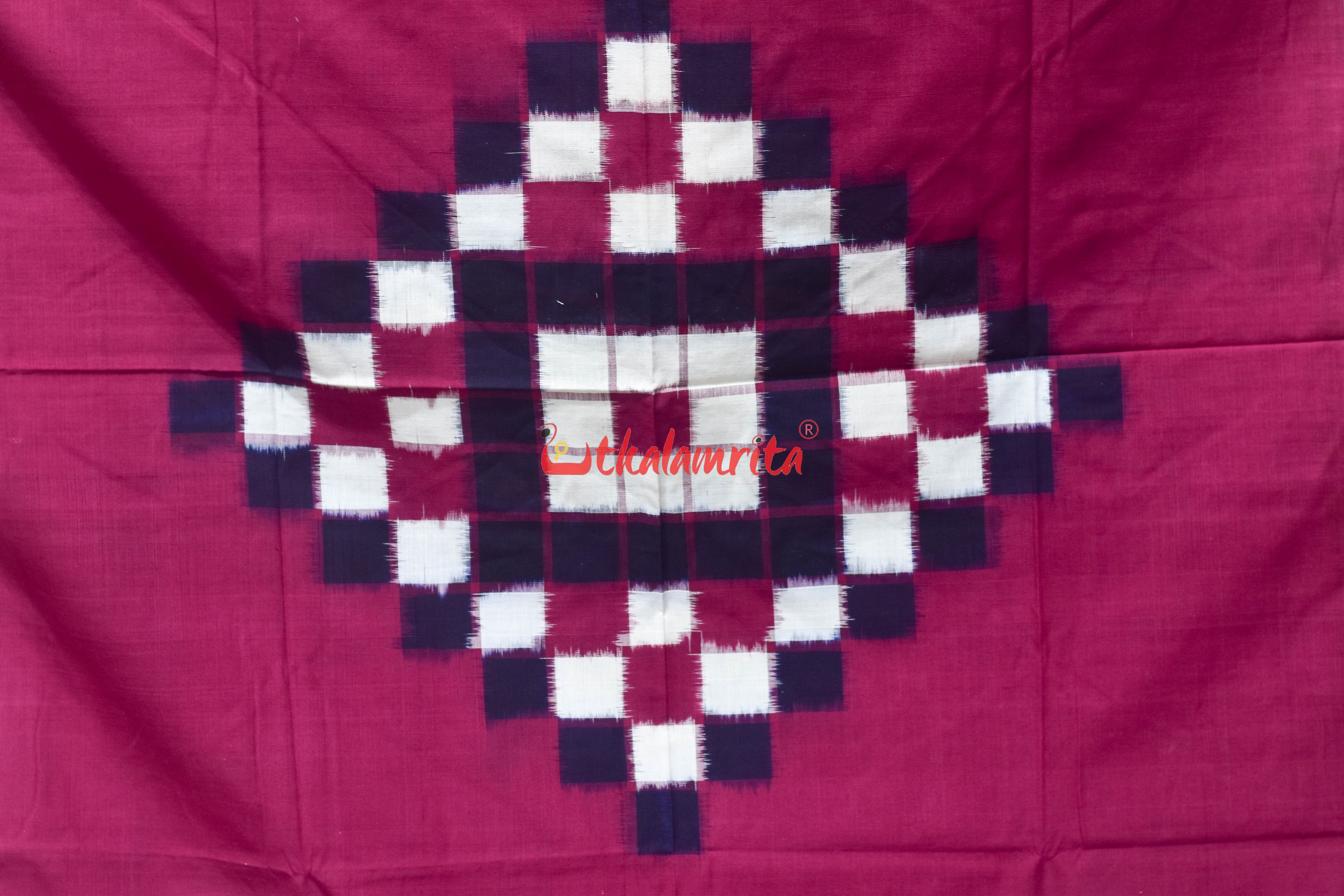 Green Maroon Checks Pasapali (Double Bedsheet)