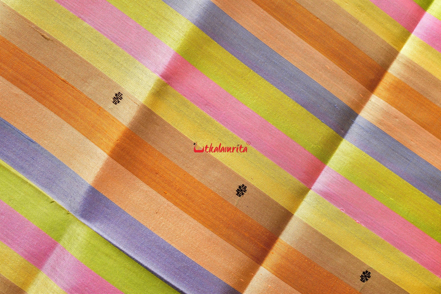 Rainbow Khandua Silk Saree