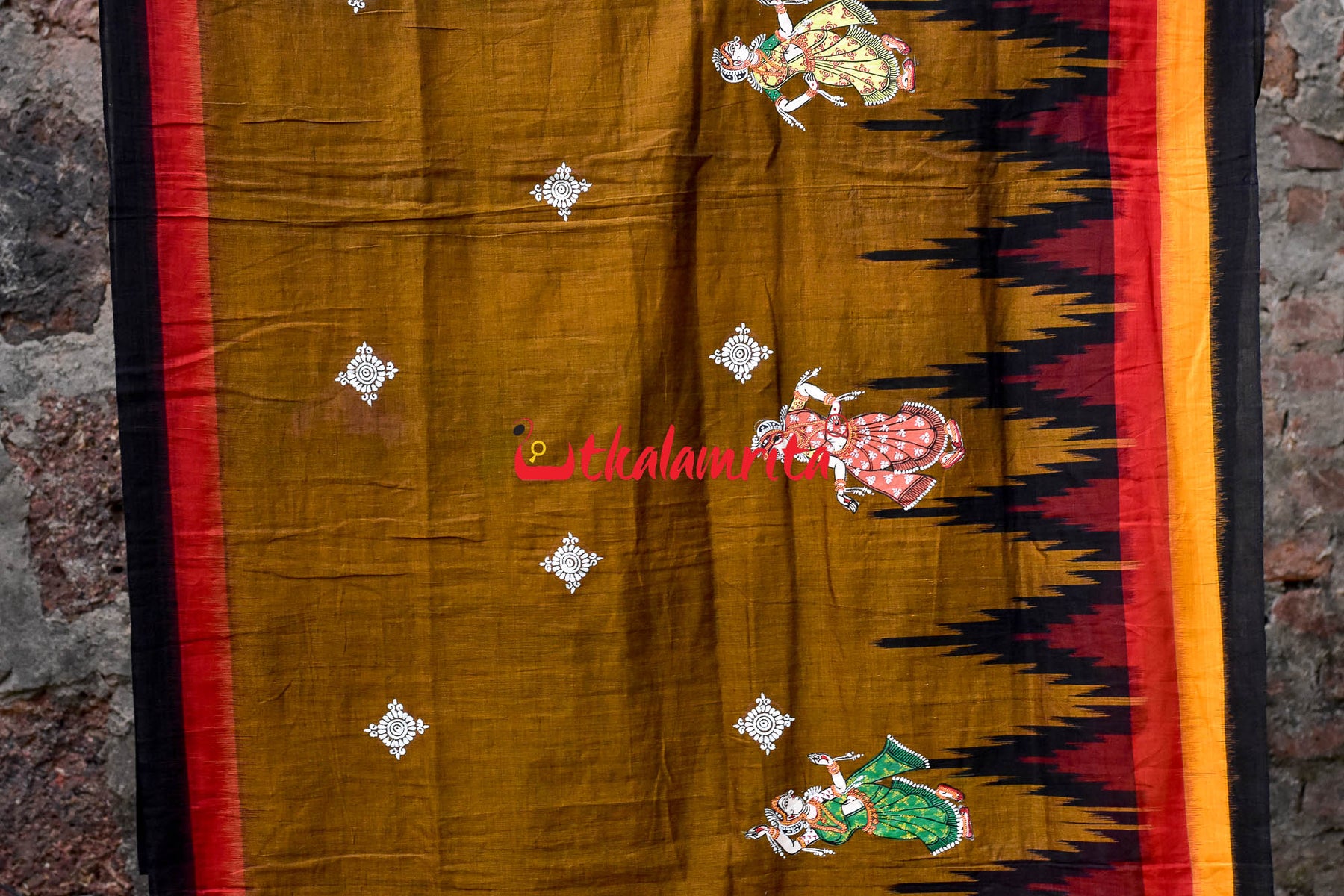 Mayura Rasa Pattachitra Cotton Saree