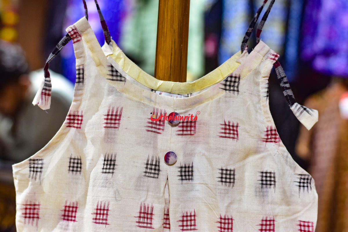 Jharaka Design Pasapali Odia Letters (Kid's Frock)