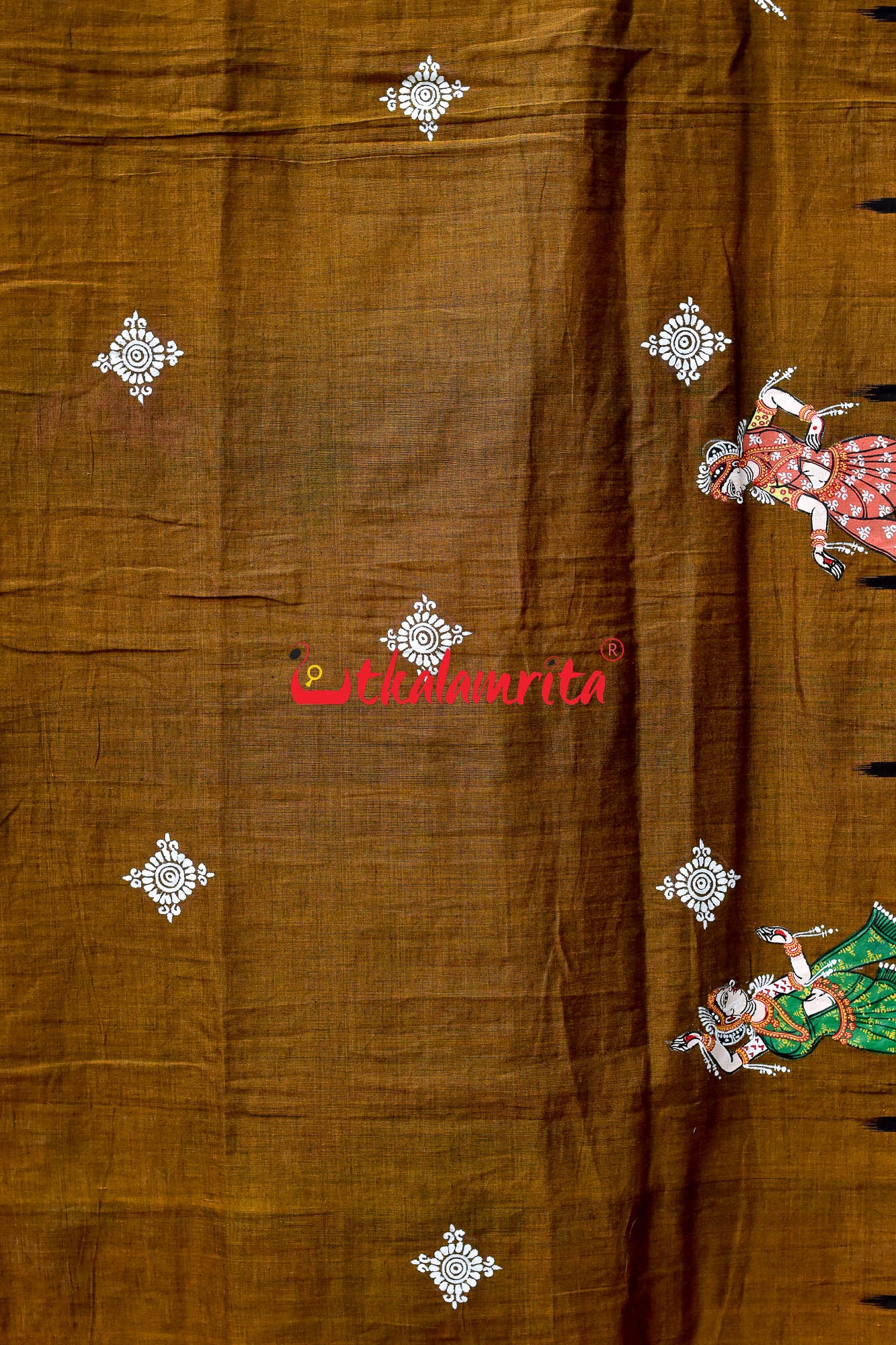 Mayura Rasa Pattachitra Cotton Saree