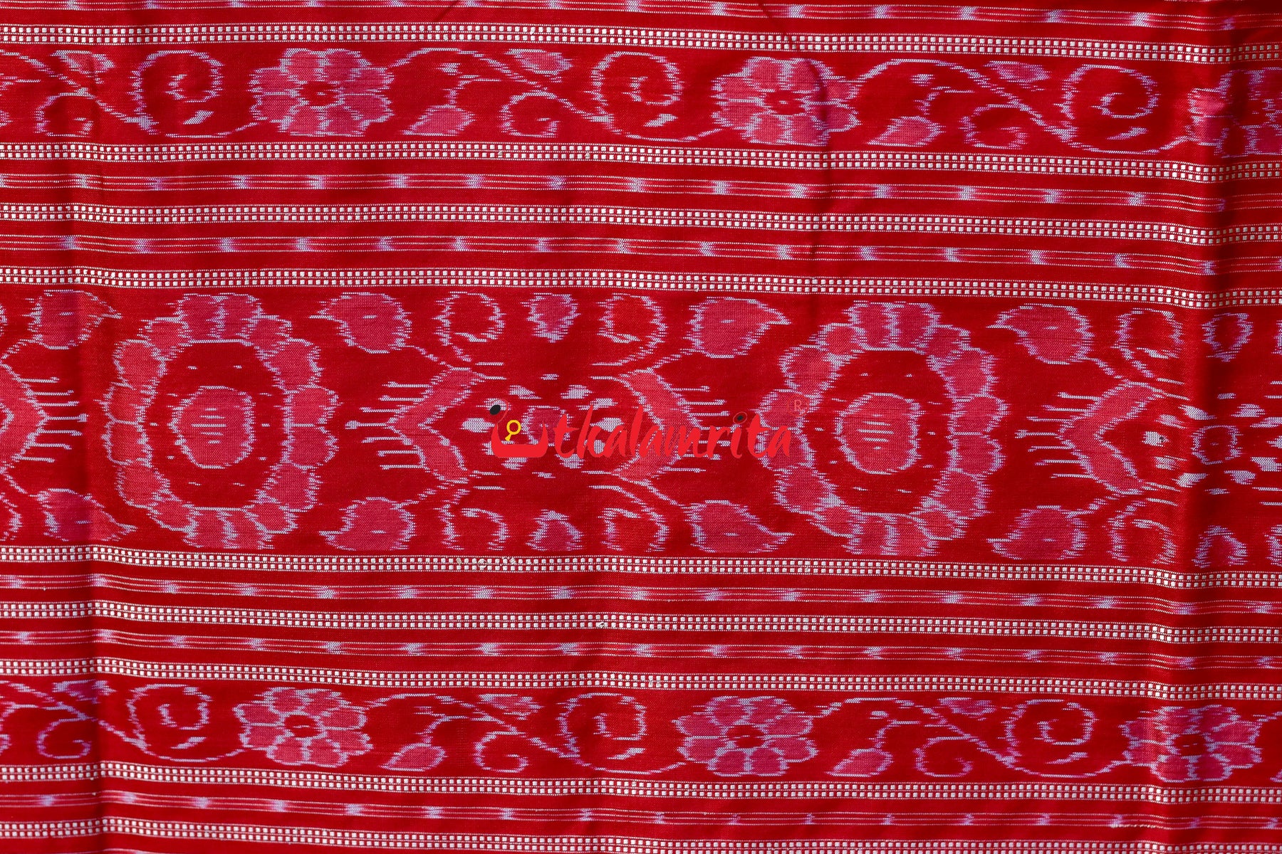 Prussian Blue Tribals Sambalpuri Silk Saree