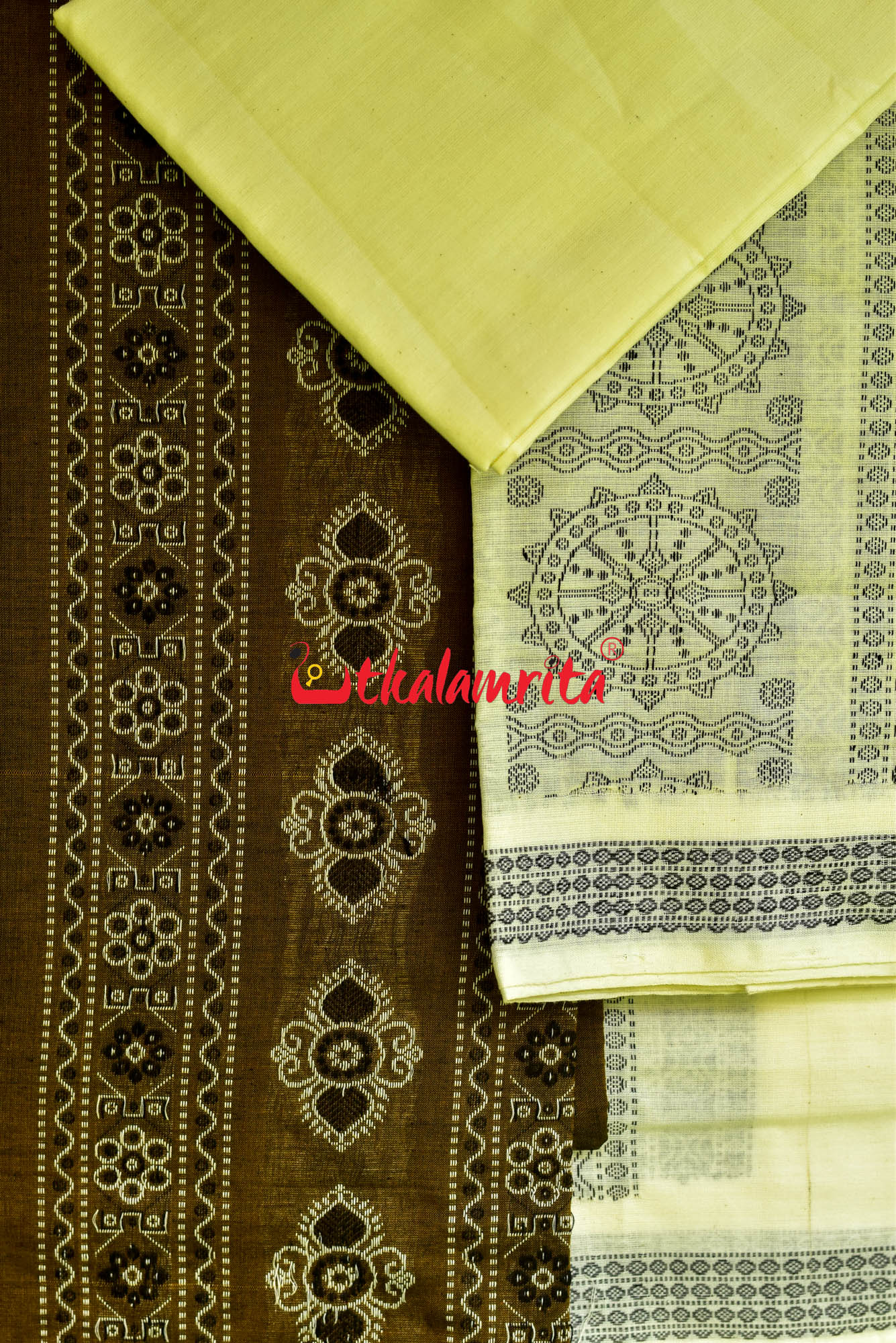 Henna White Bomkai Dress Set