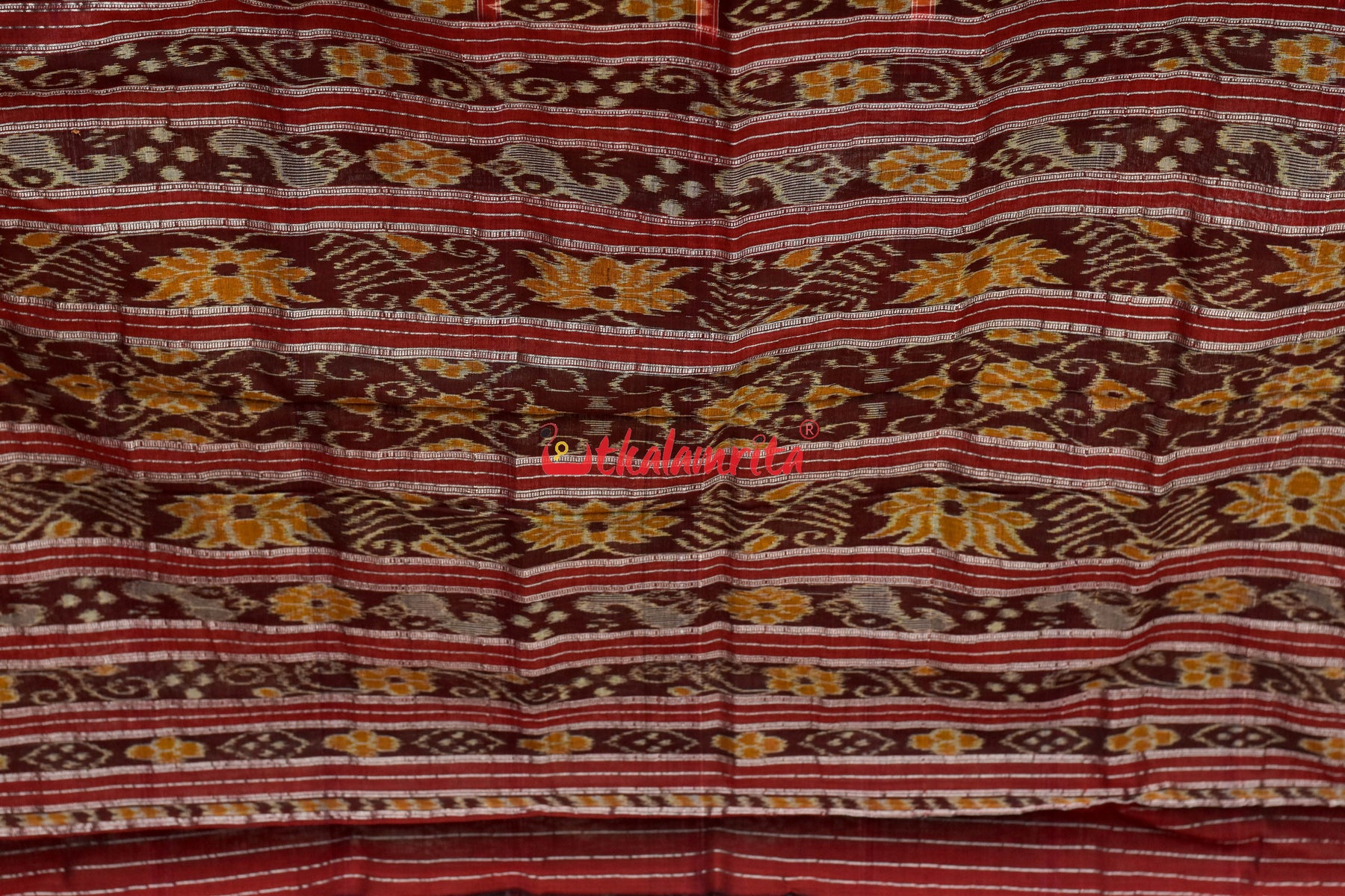 Deep Green Nabakothi Cotton Saree