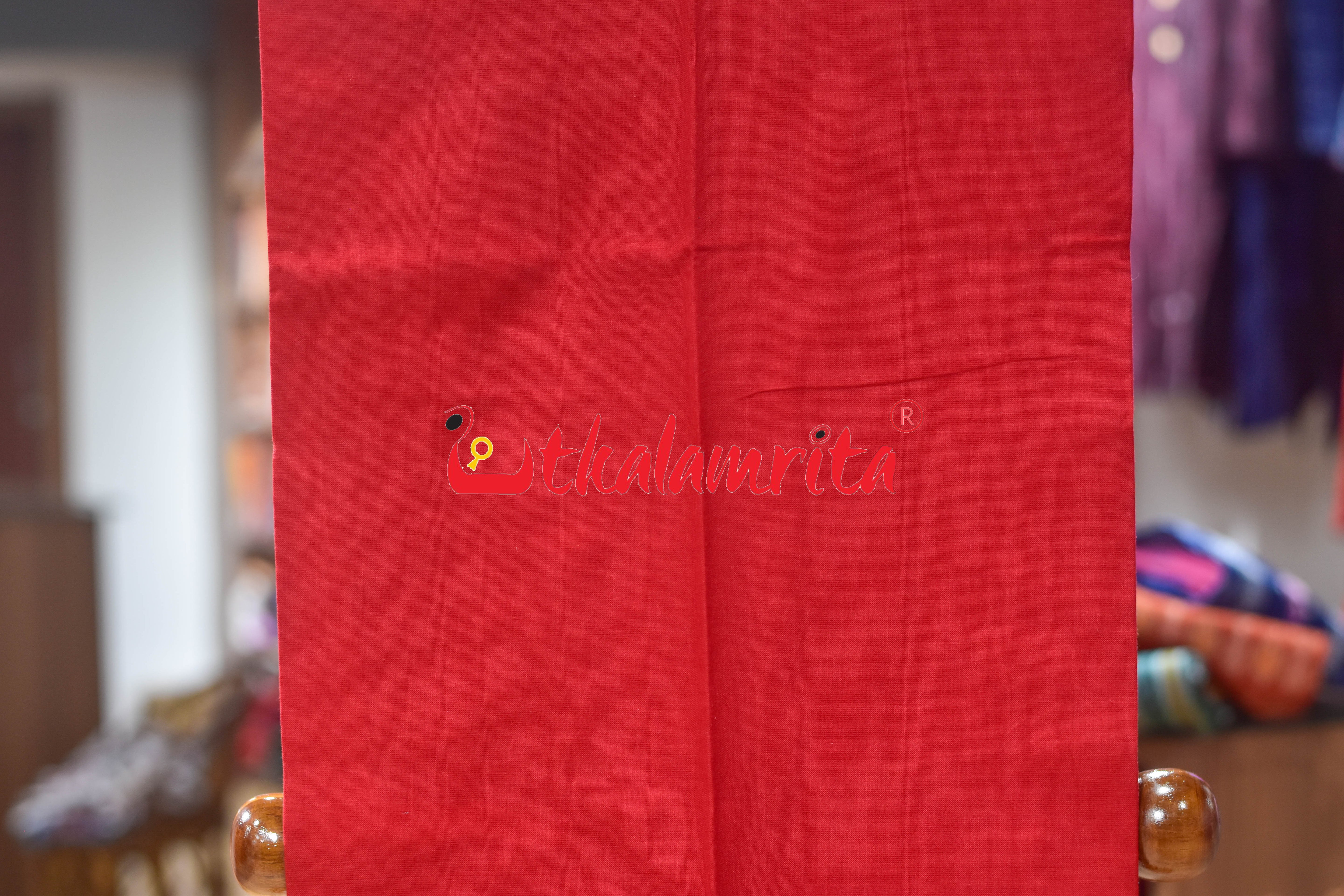 Violet Red Doll Bomkai Cotton Dress Set