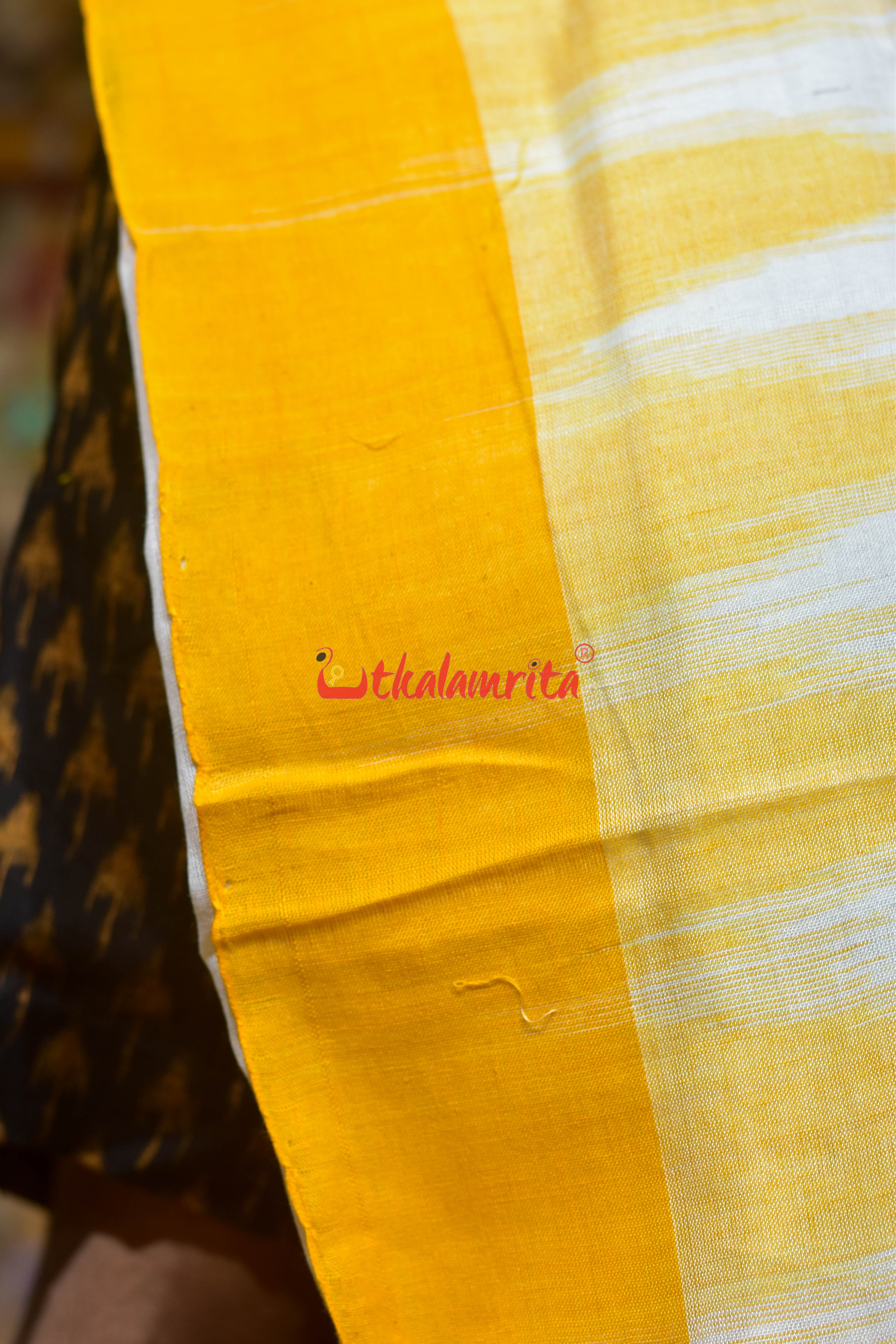 White Yellow Kumbha Cotton Joda