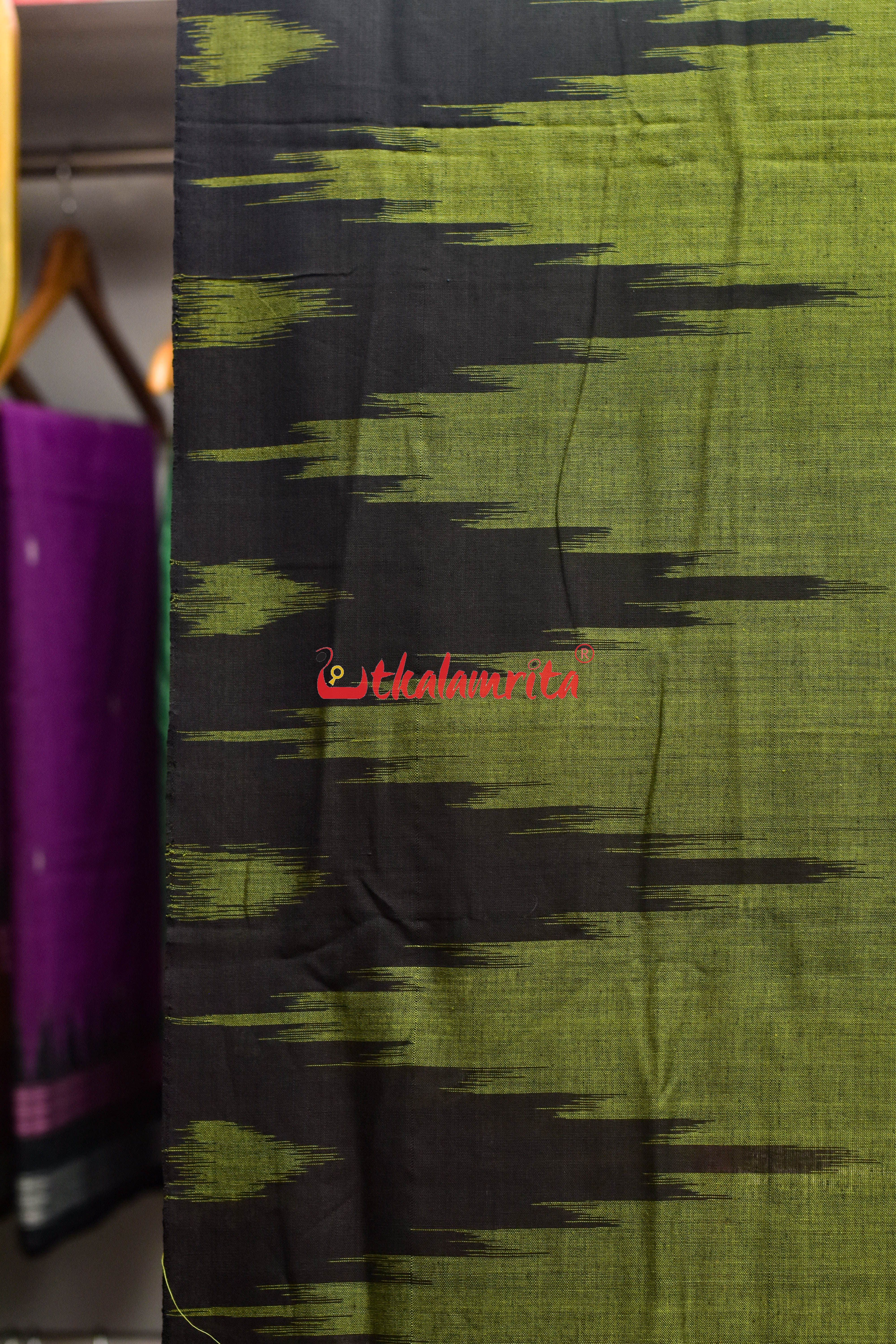 Mehndi Kargil Kumbha Cotton Saree