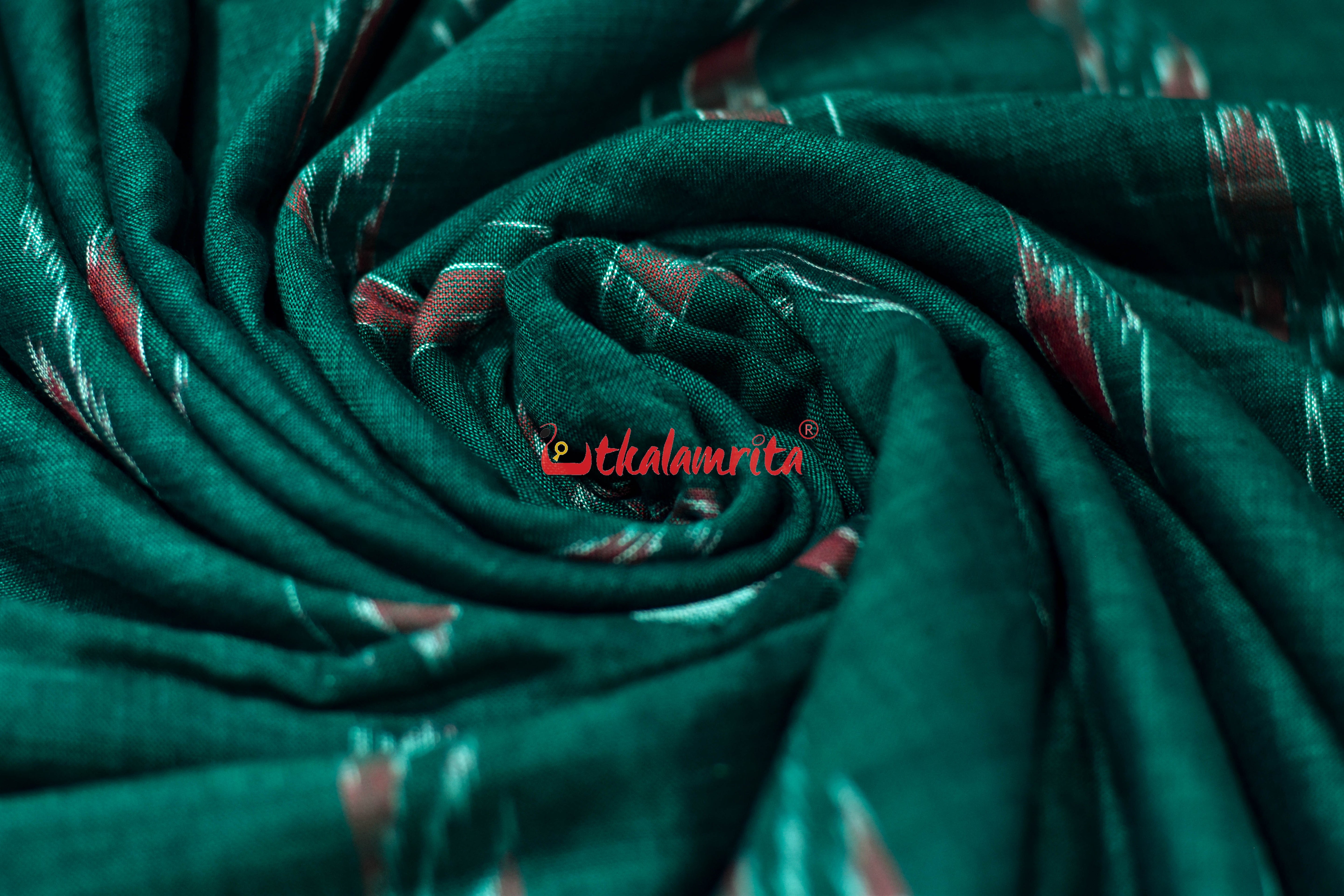 Green Sankha Lines Cotton (Fabric)