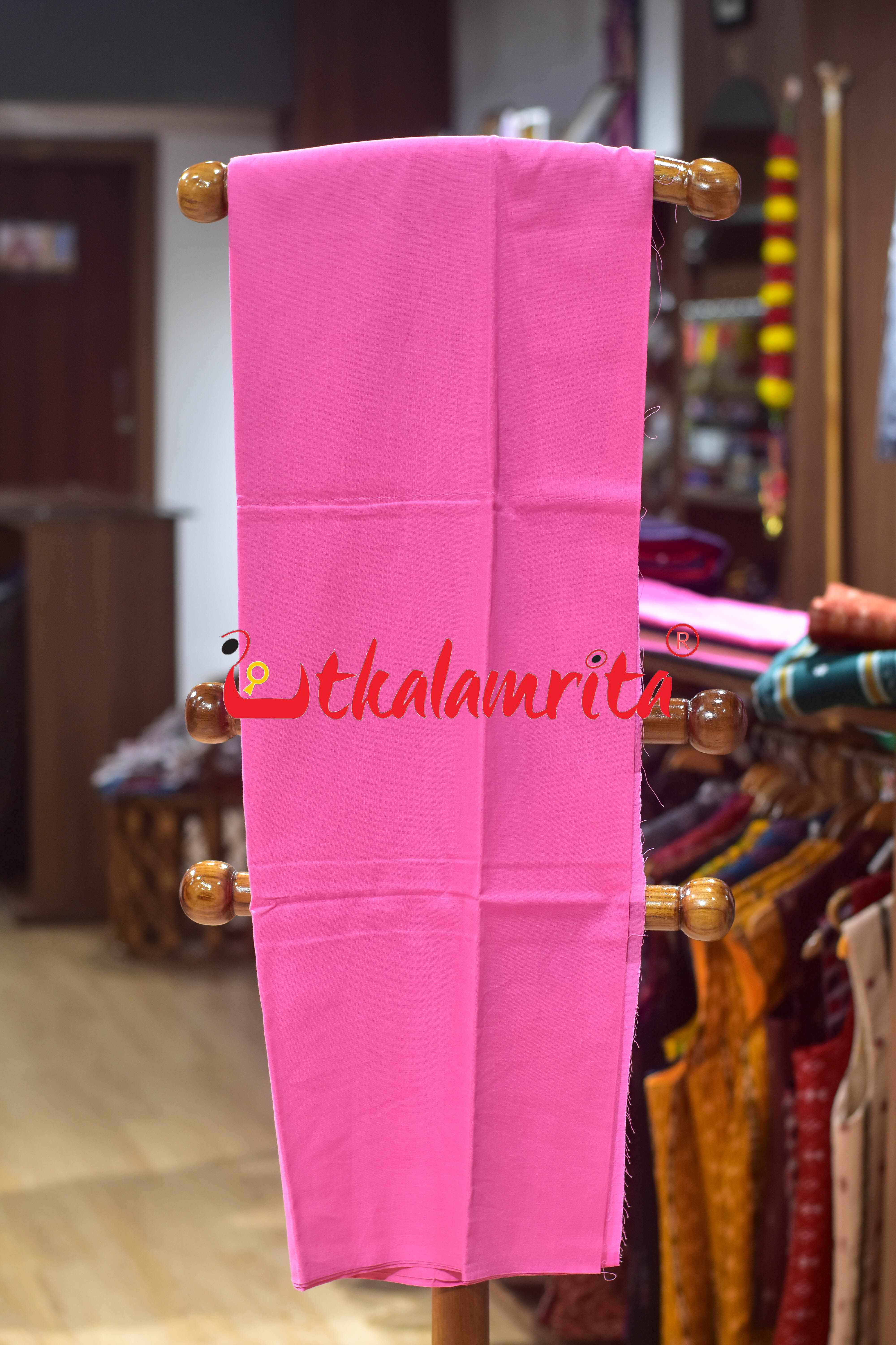 Teal Blue Pink Doll Bomkai Dress Set