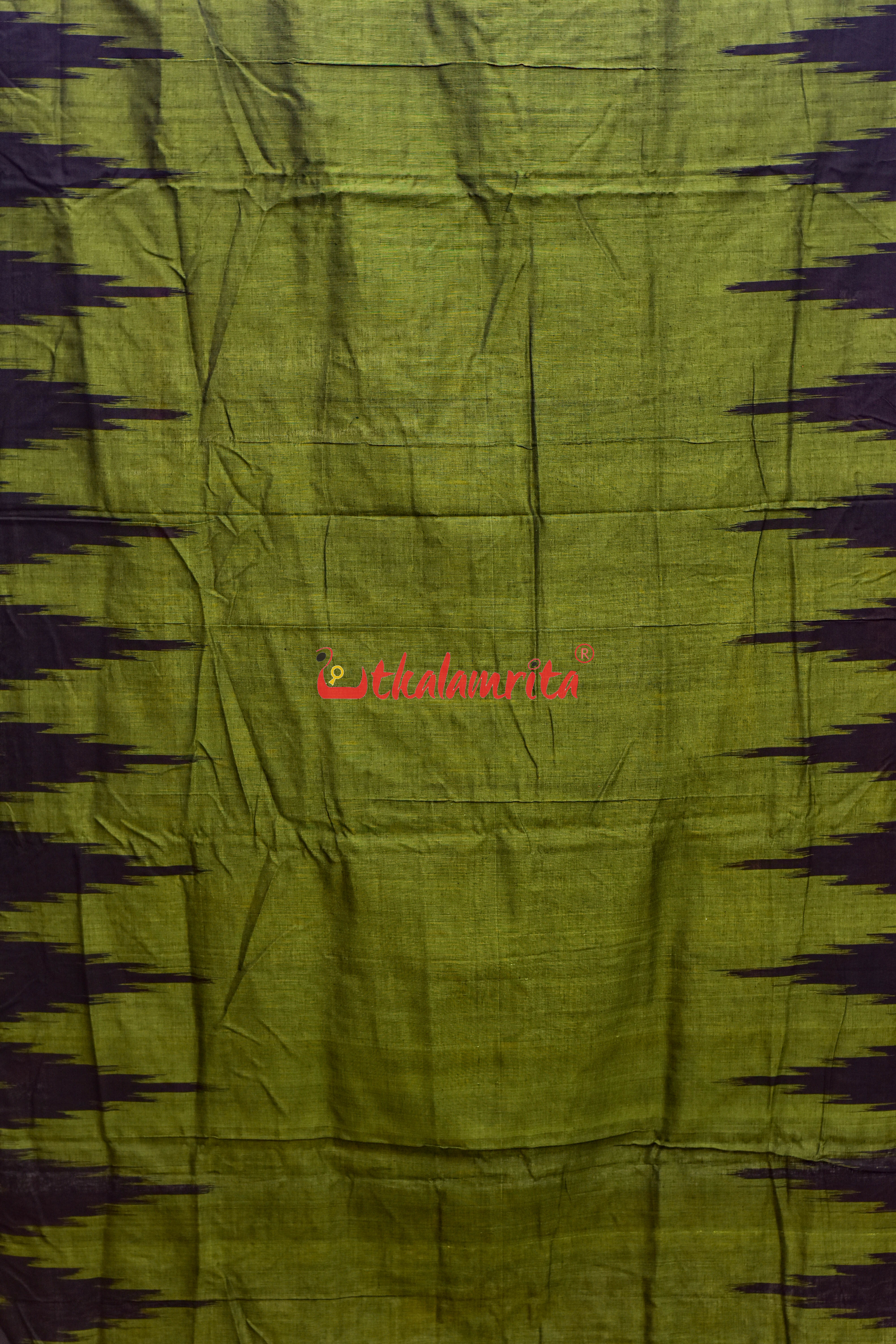 Mehndi Kargil Kumbha Cotton Saree
