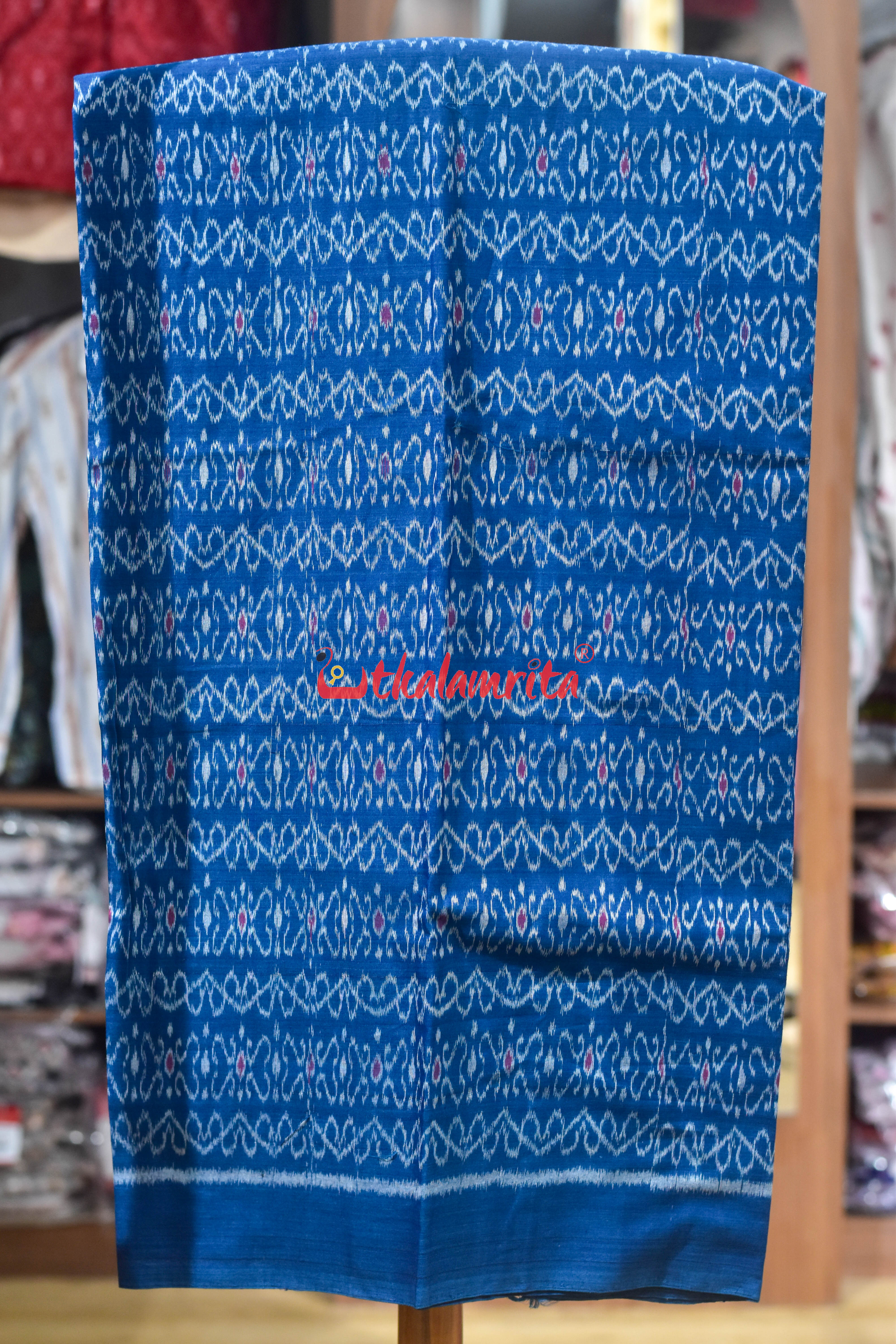 Teal S Bandha Sambalpuri Cotton Dress Set