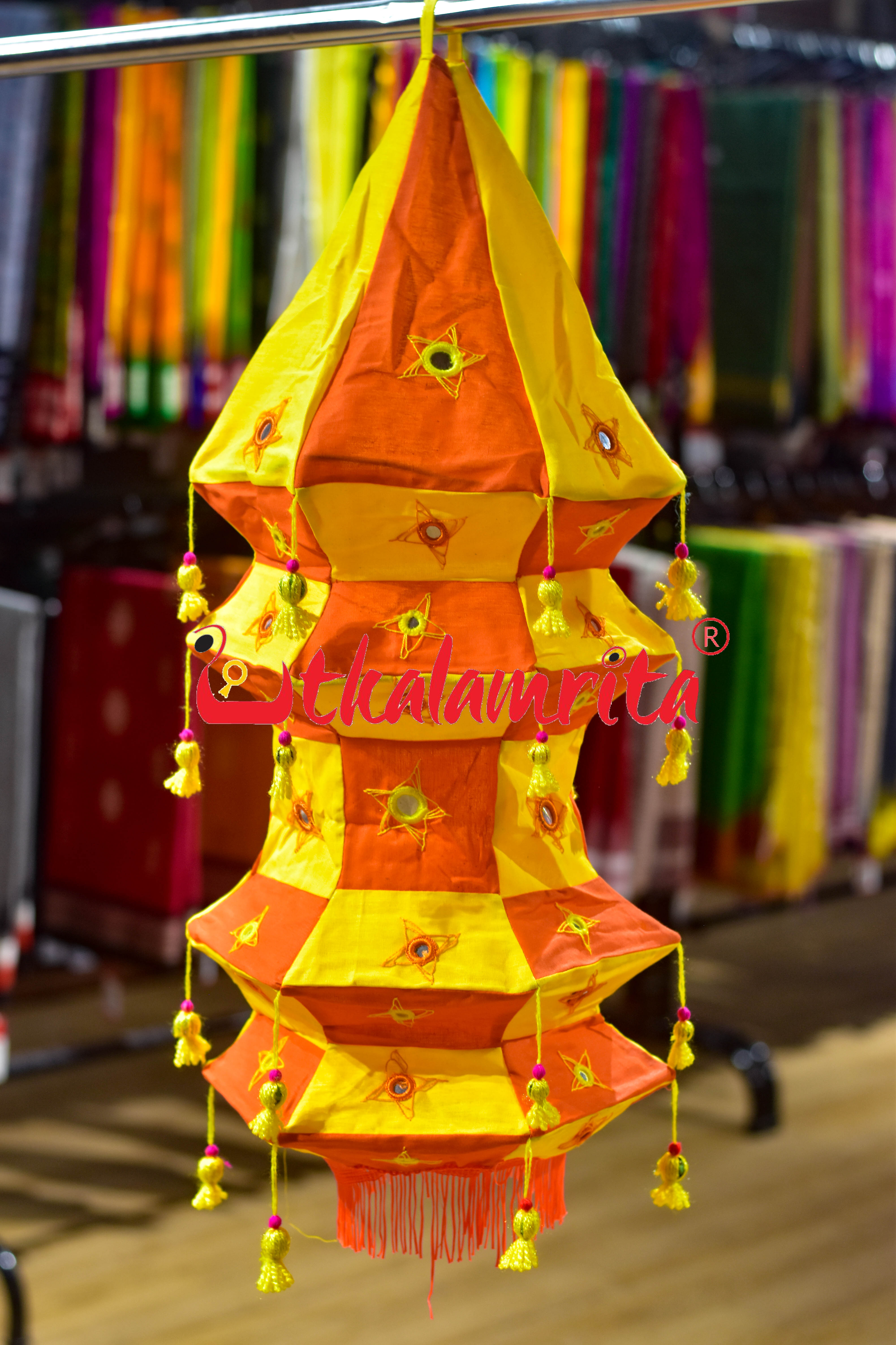 Yellow Orange Special 4-Step 6-Koniya Lampshade