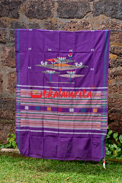 Buti Kainphula Purple Dhalapathara Parda (Curtain)