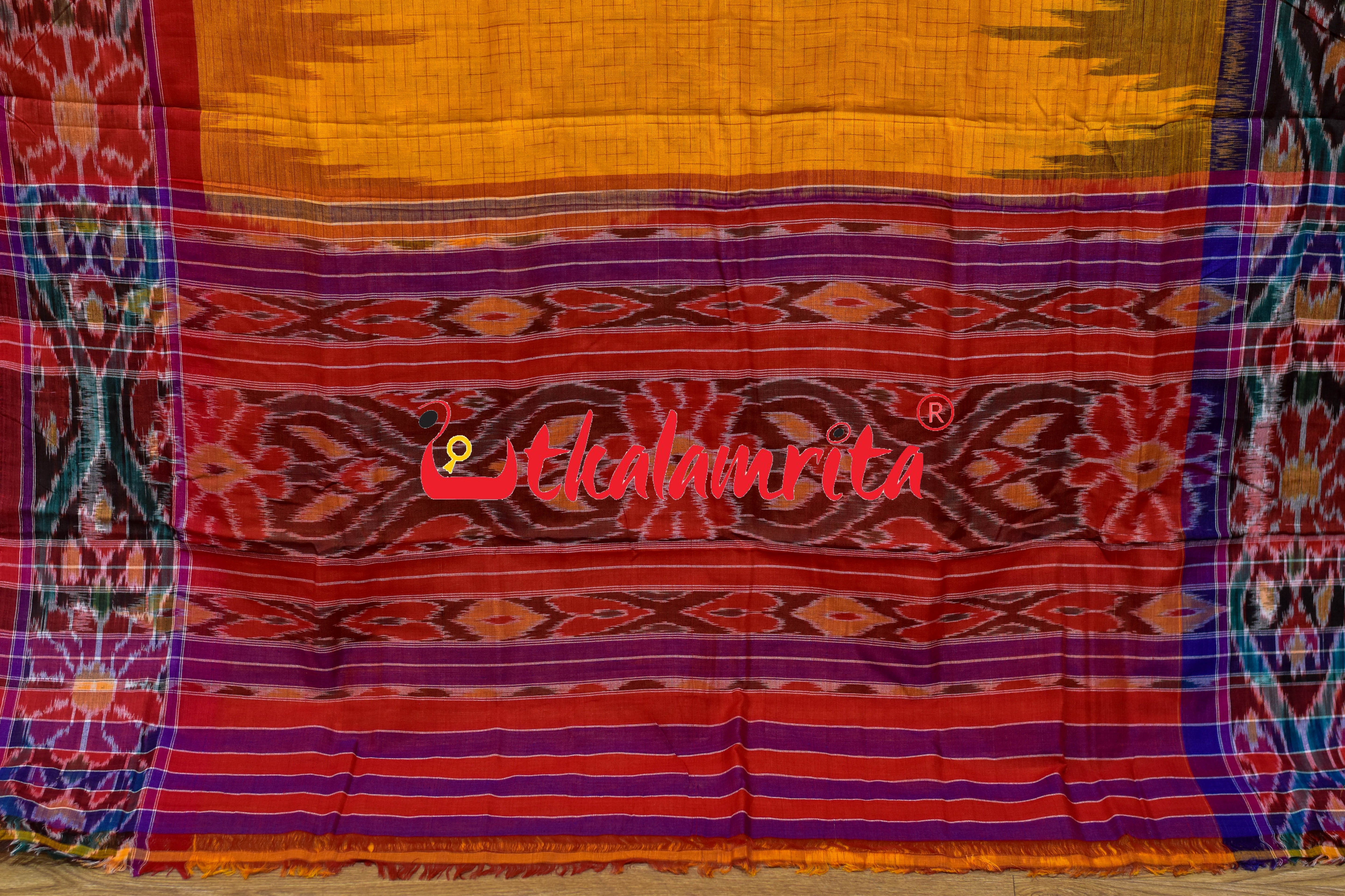 Mustard Ganga Jamuna Temple Scot Red Blue