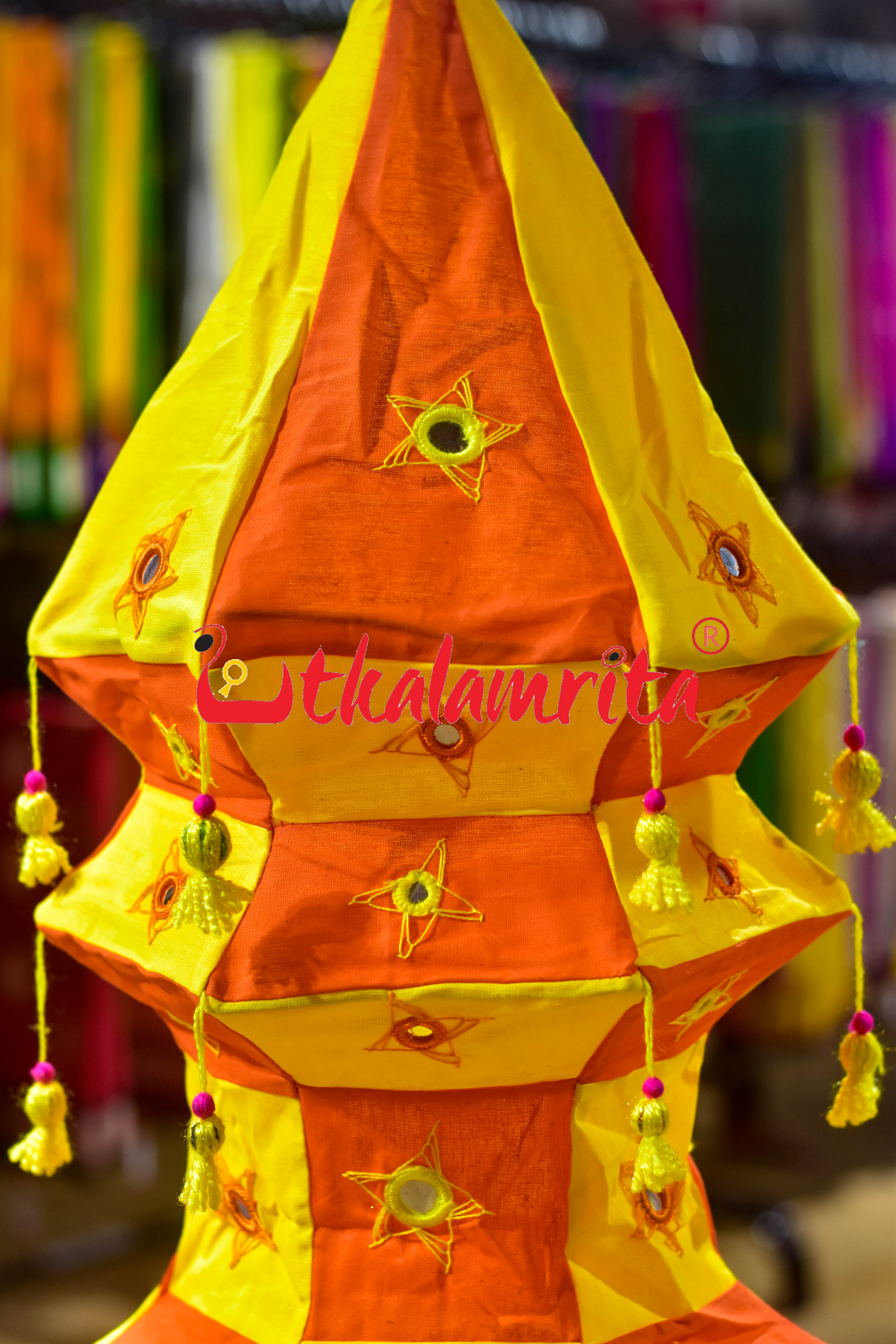 Yellow Orange Special 4-Step 6-Koniya Lampshade