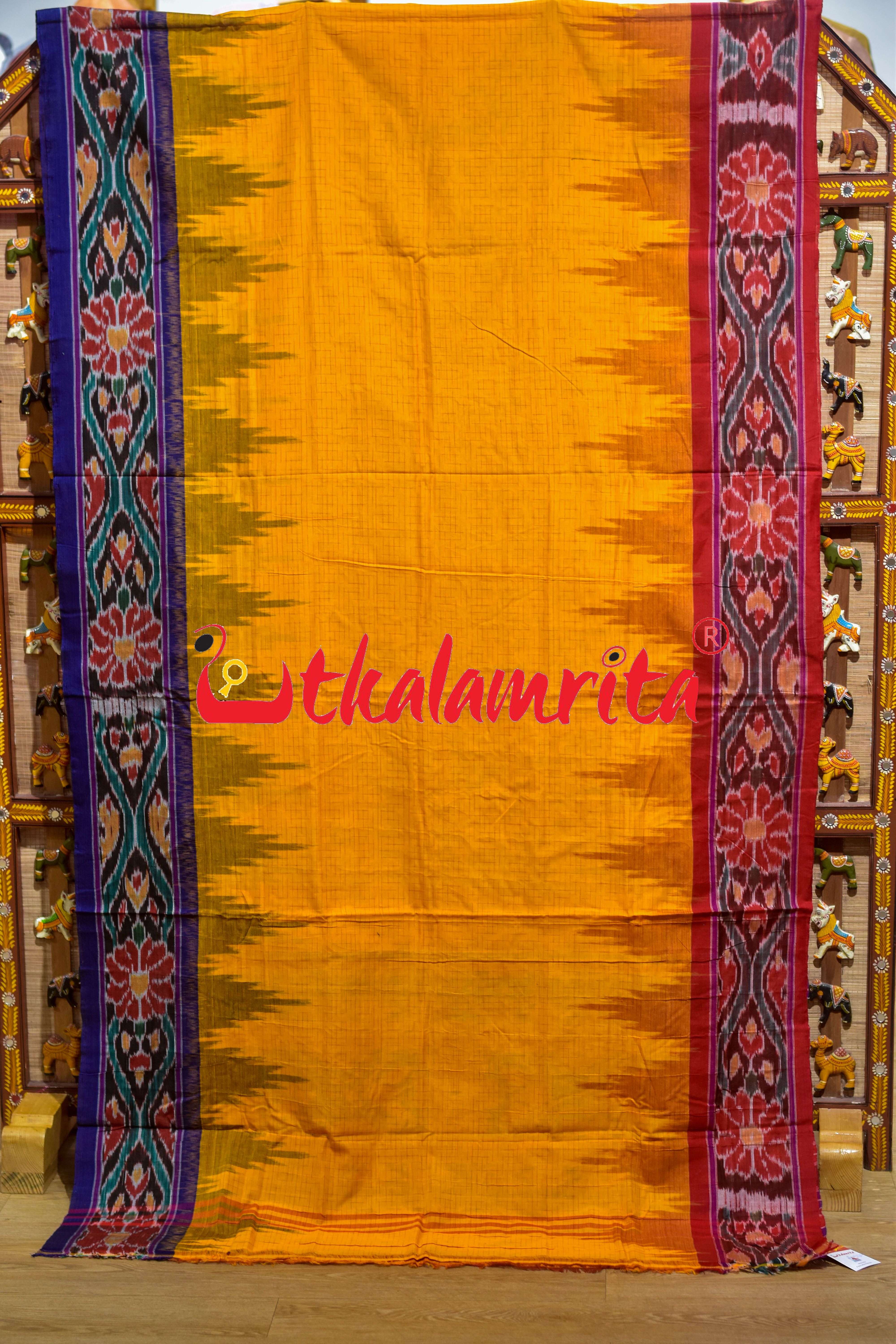 Mustard Ganga Jamuna Temple Scot Red Blue