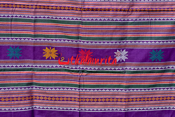 Buti Kainphula Purple Dhalapathara Parda (Curtain)