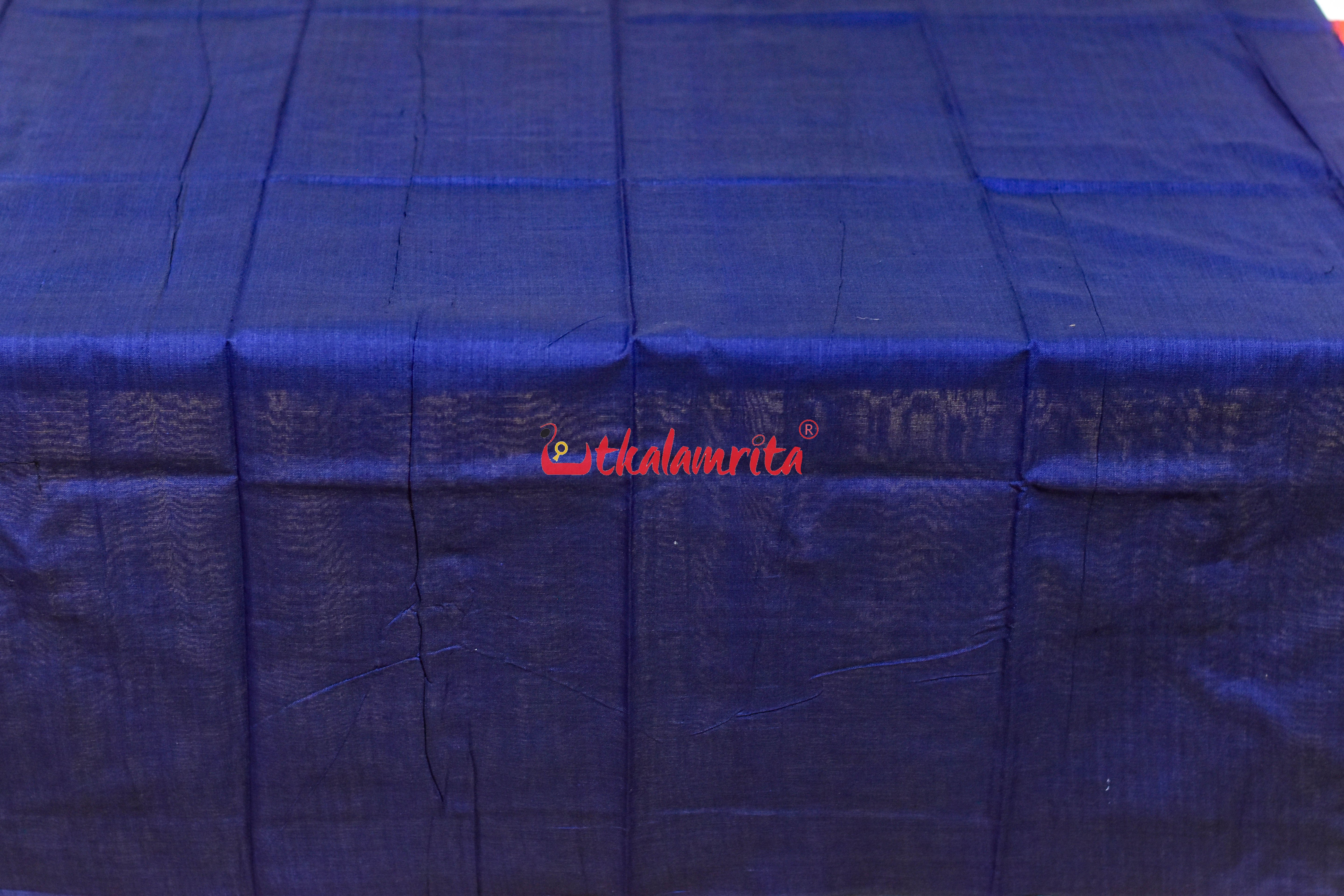 Black Blue Pasapali and Kadha Dress Set