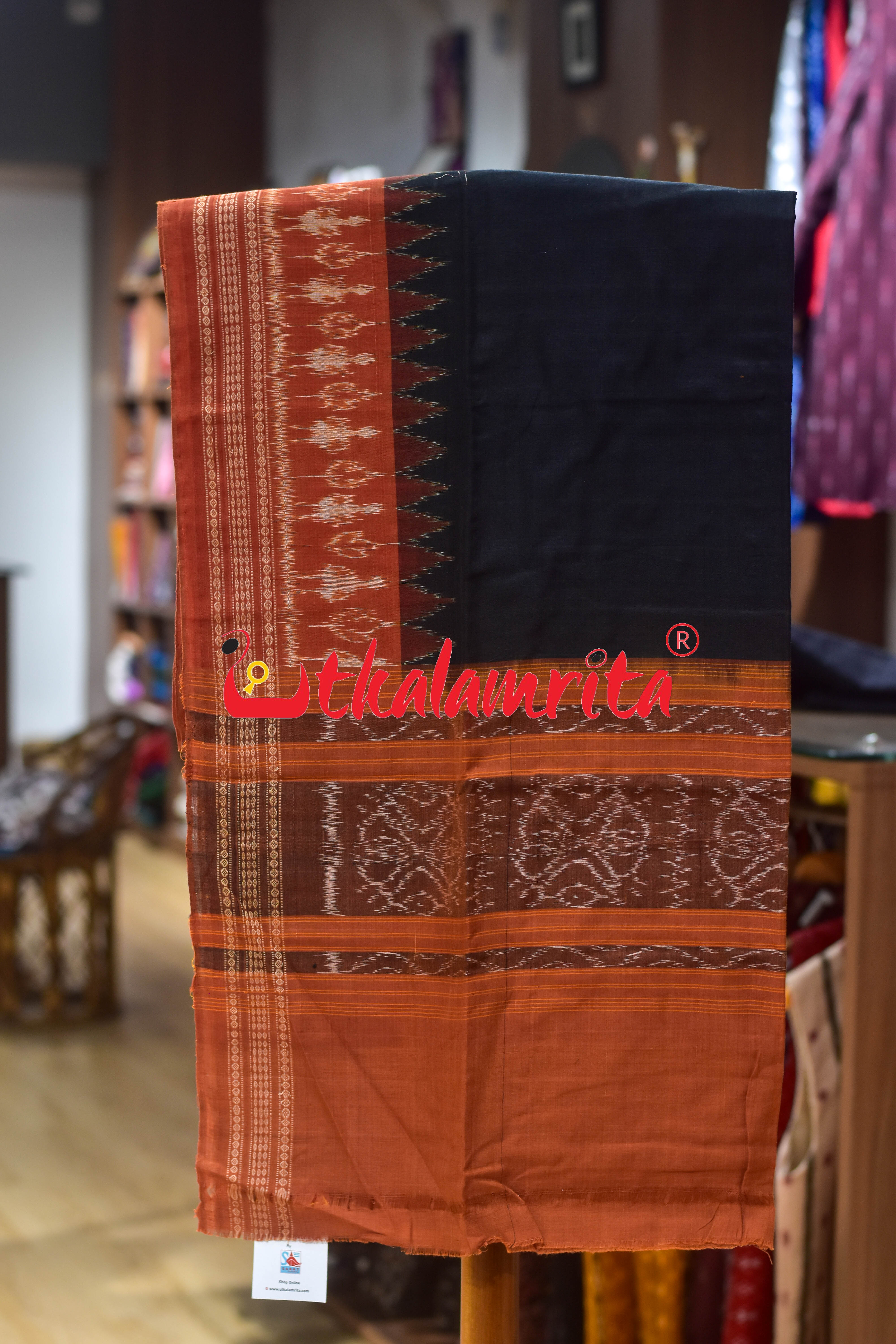 Rust Body Tribals Cotton Dress Set