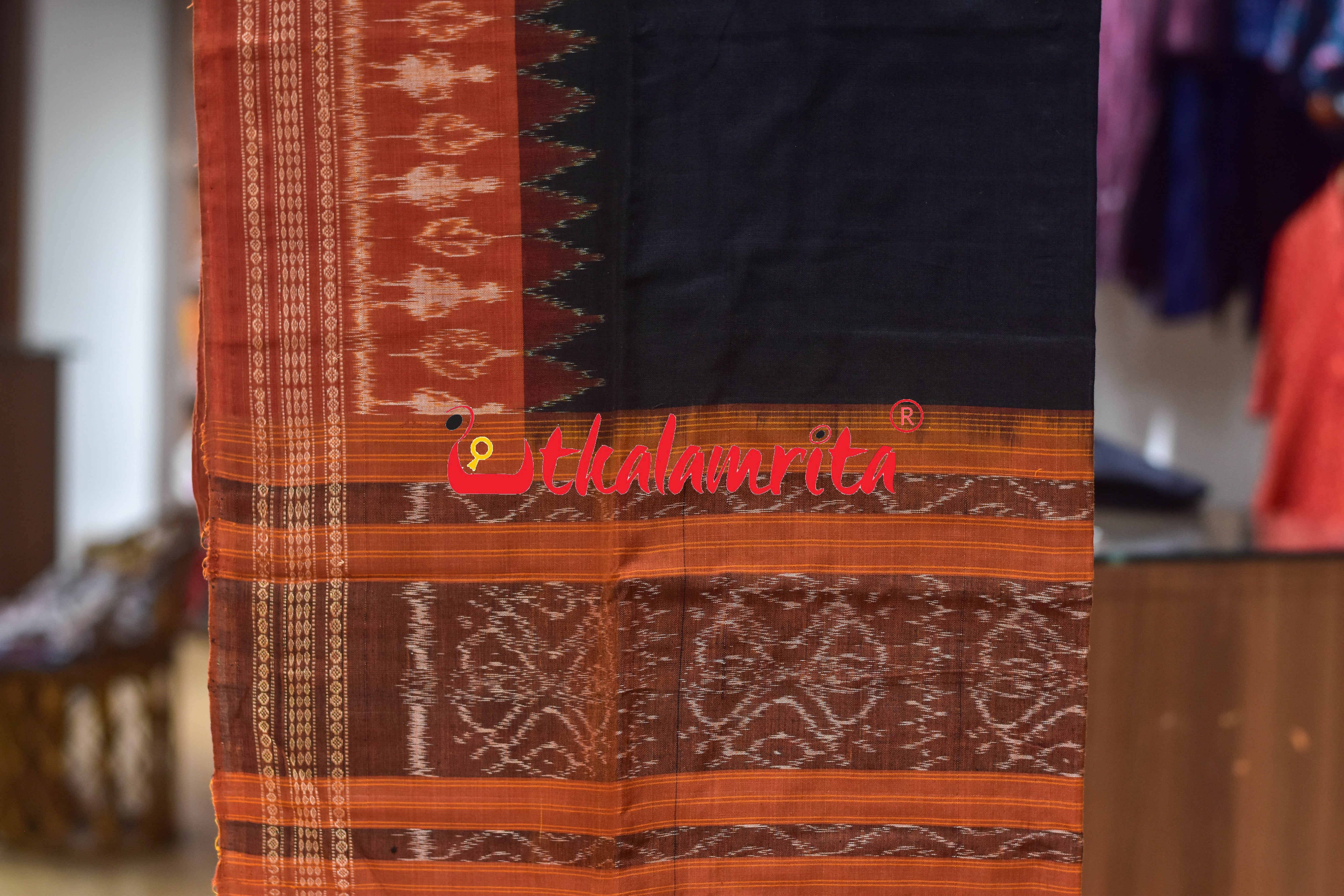 Rust Body Tribals Cotton Dress Set