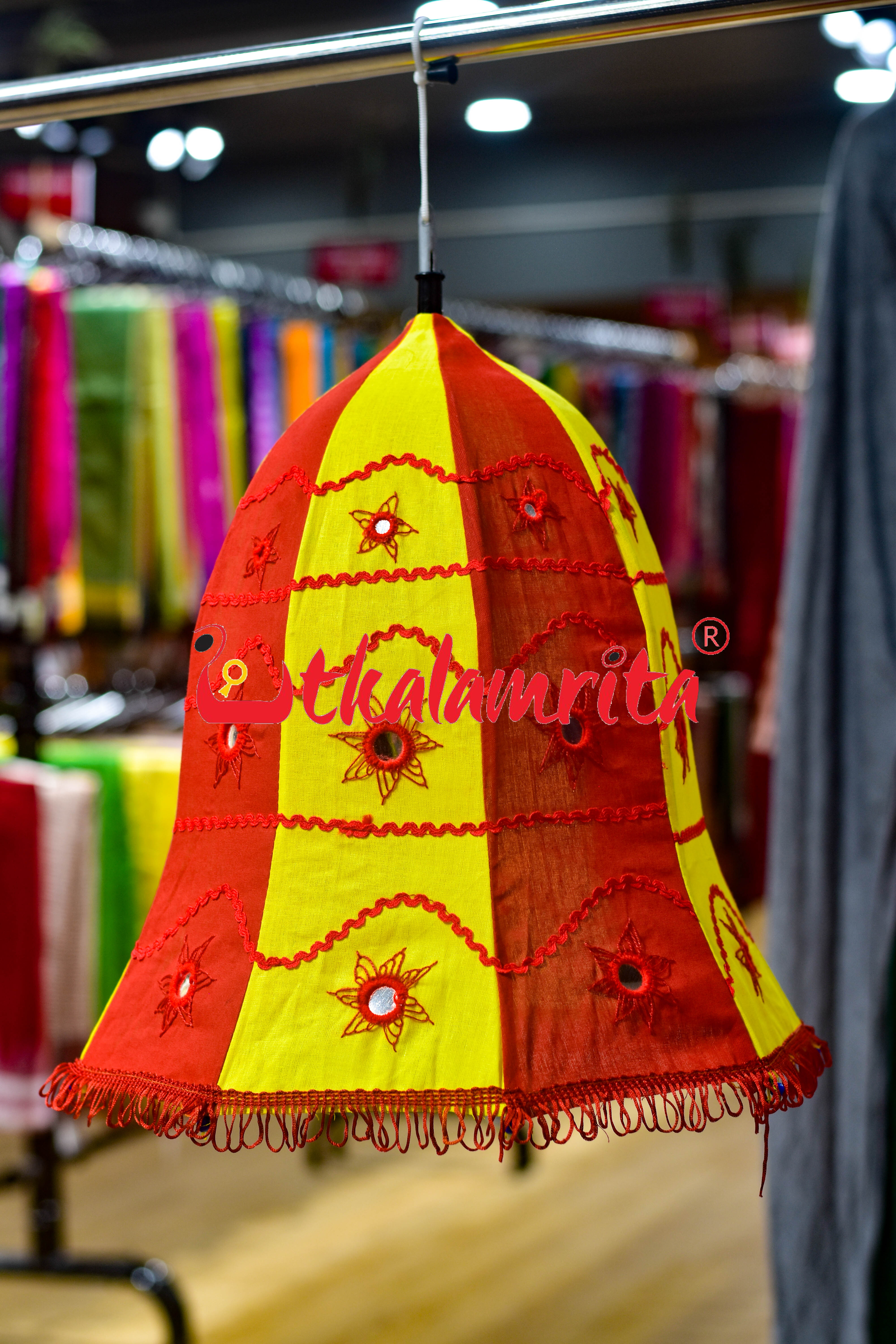 Red Yellow Special Bell Lampshade