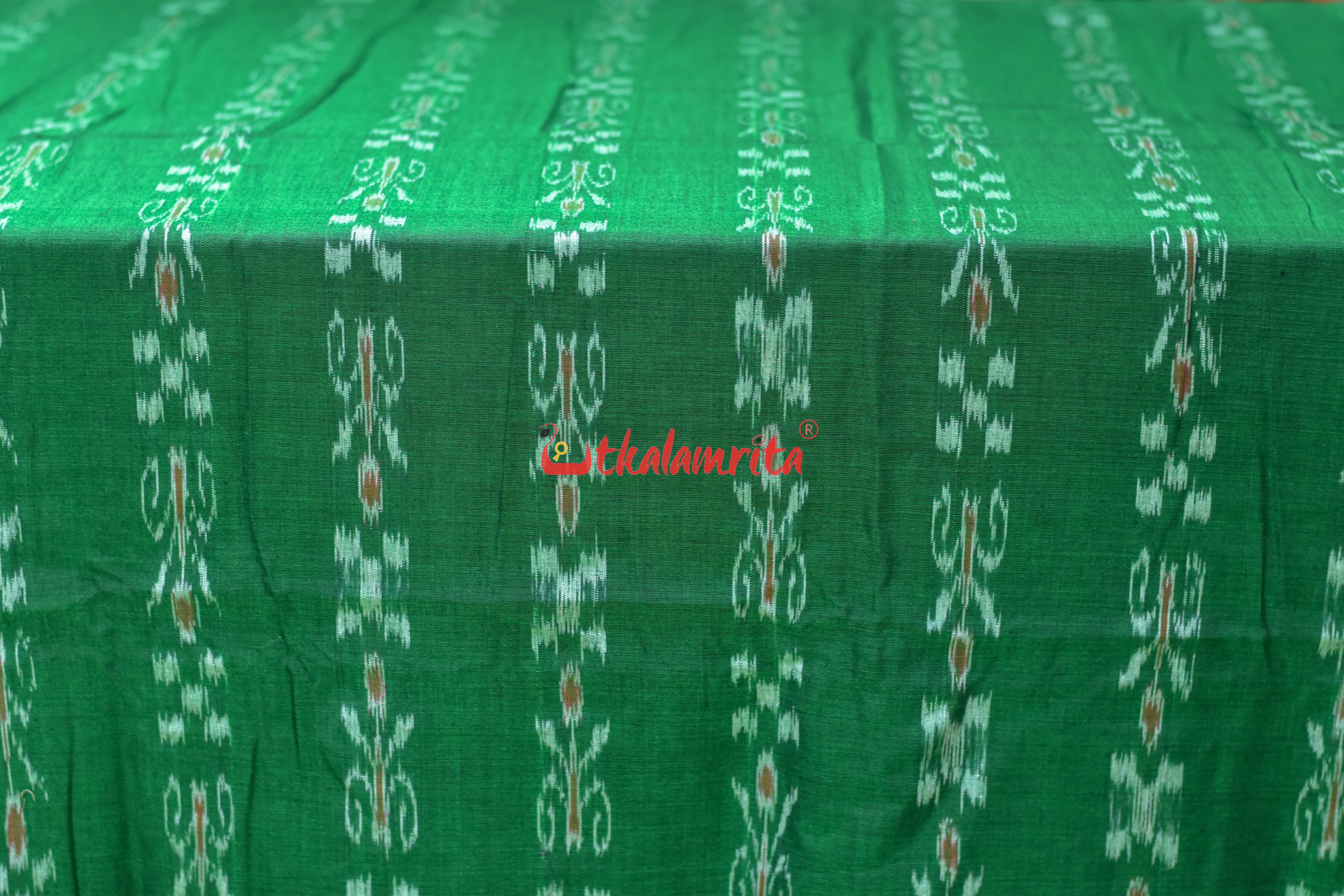 Light Green Pasapali and Kadha (Fabric)