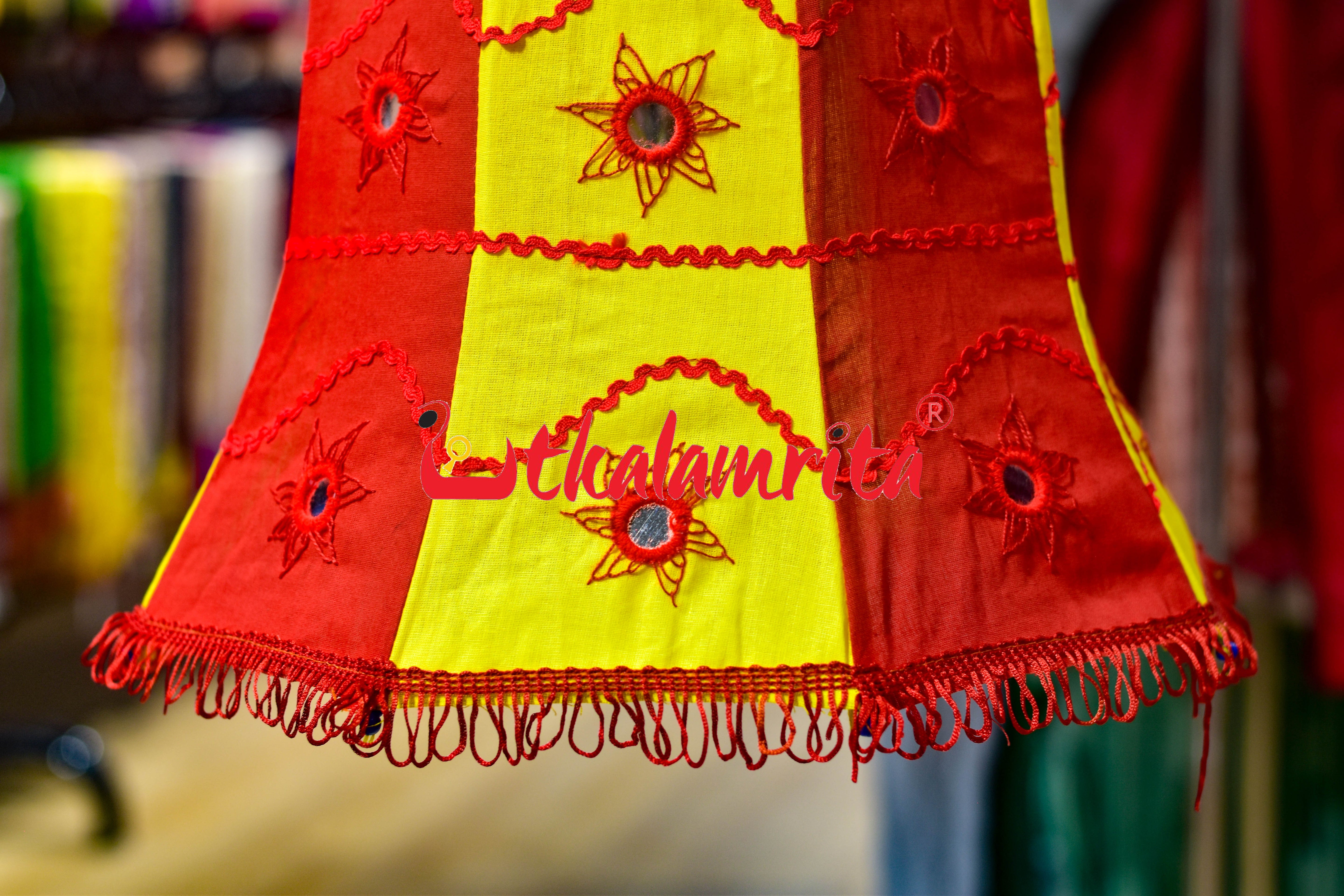 Red Yellow Special Bell Lampshade