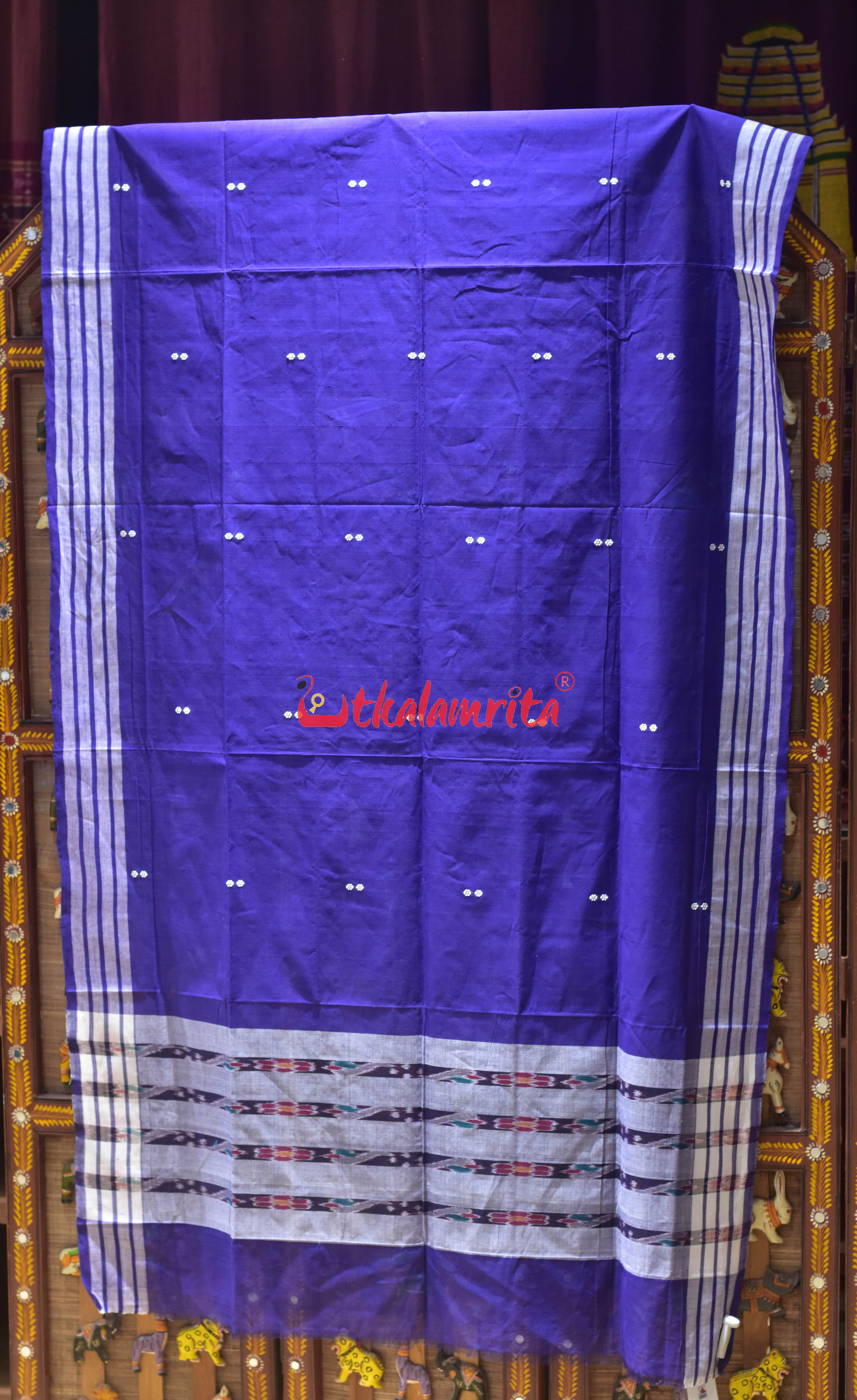 Purple Pittala Single Cotton (Dupatta)