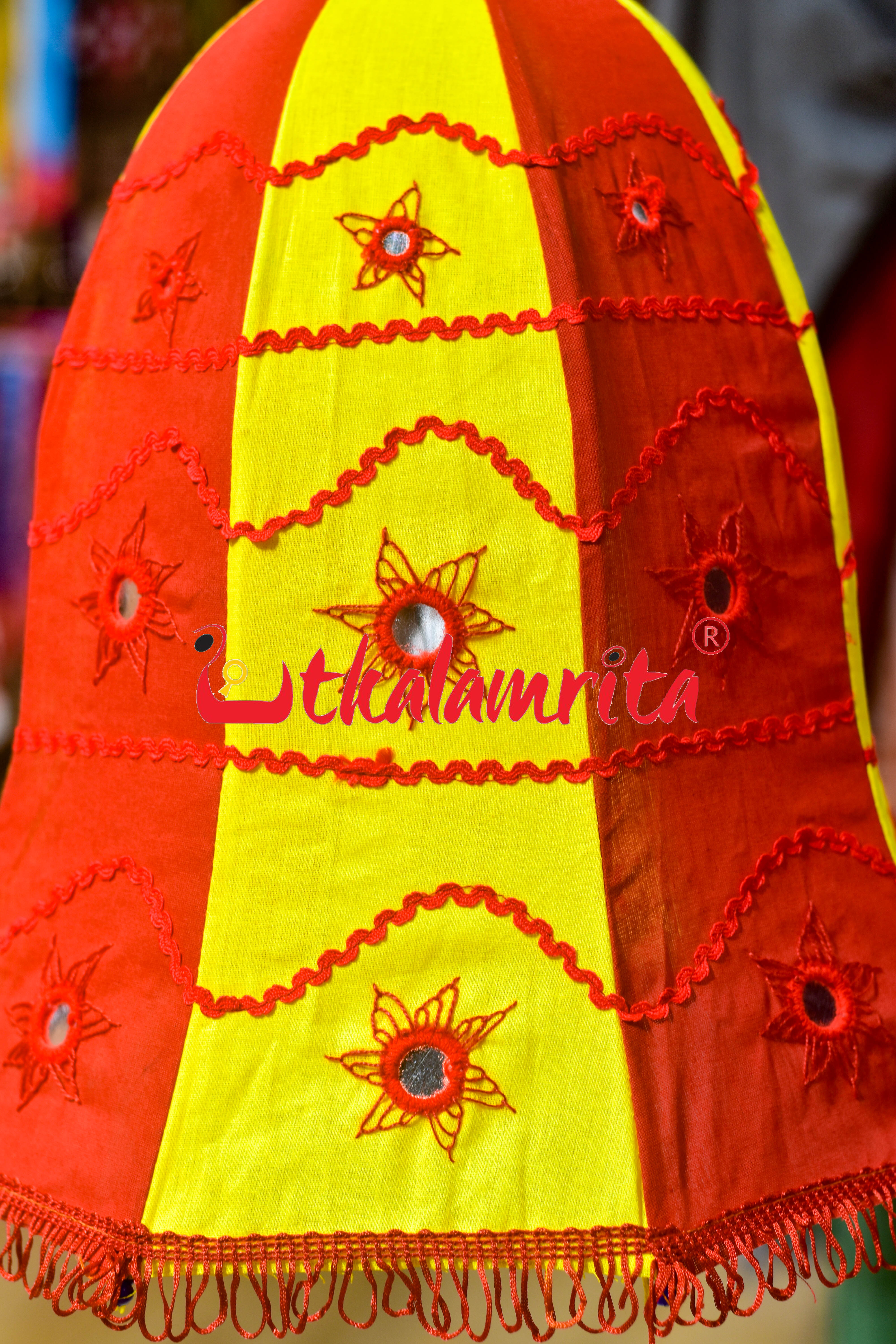 Red Yellow Special Bell Lampshade