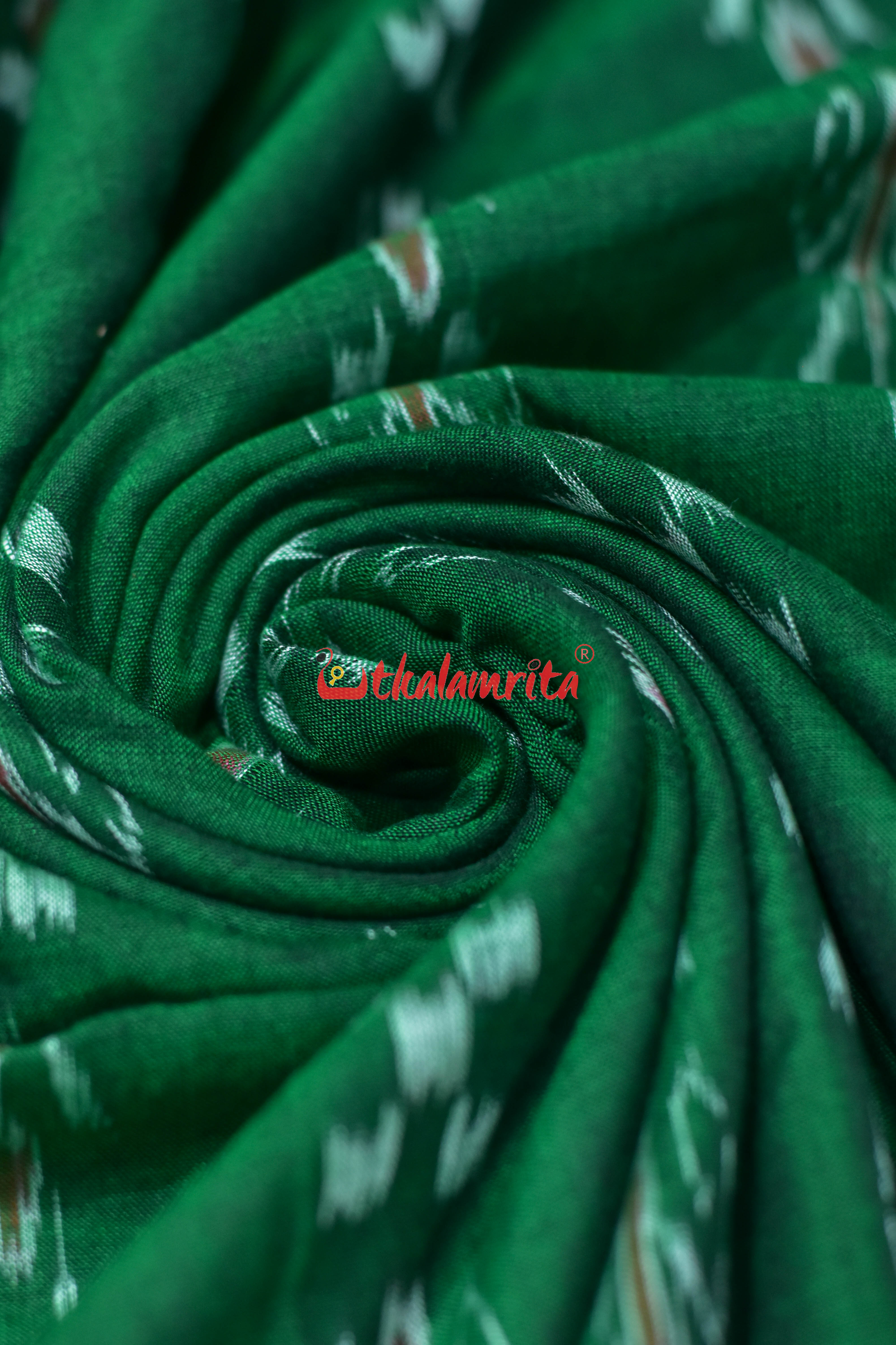 Light Green Pasapali and Kadha (Fabric)