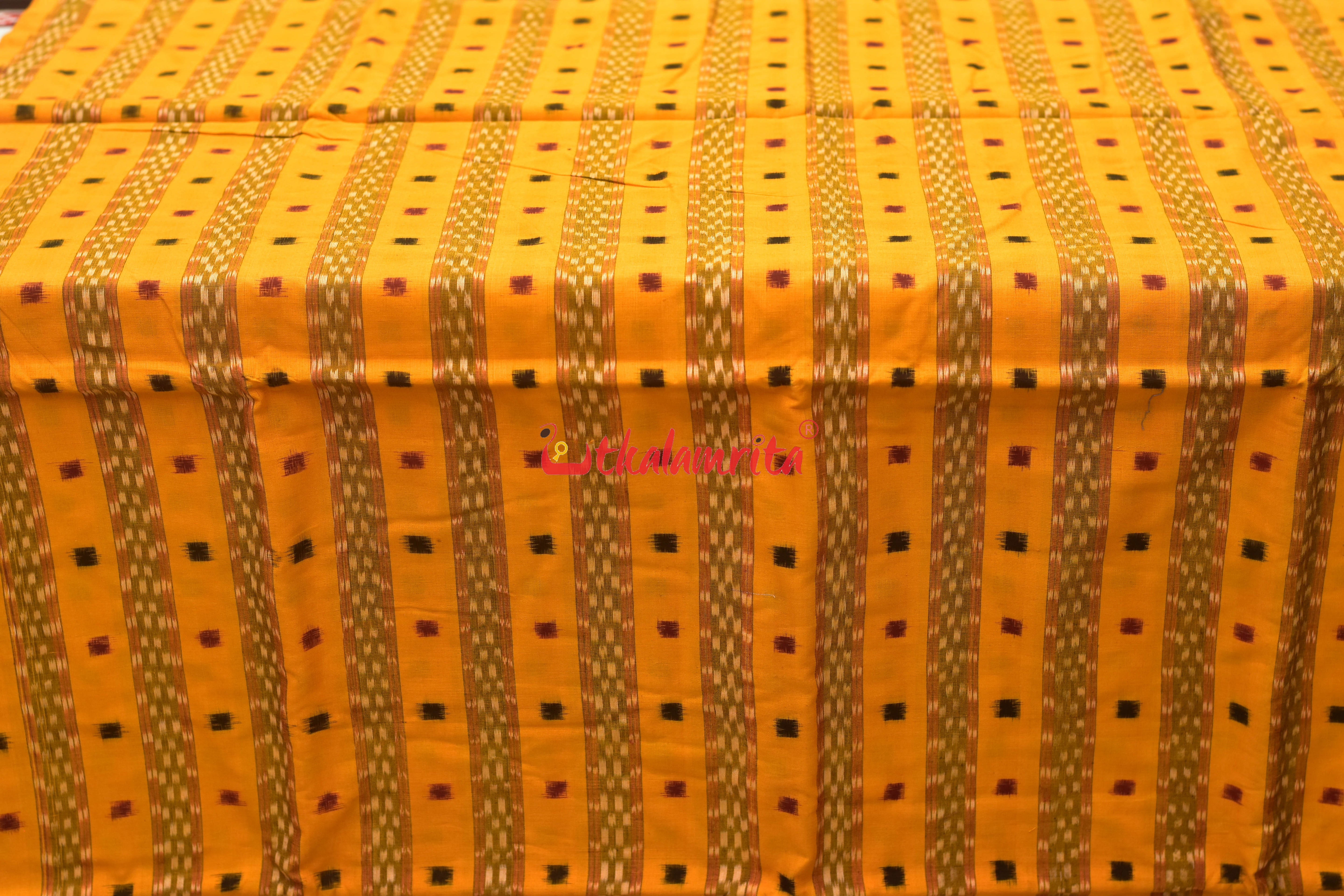 Yellow Tipa Pasapali Cotton (Fabric)