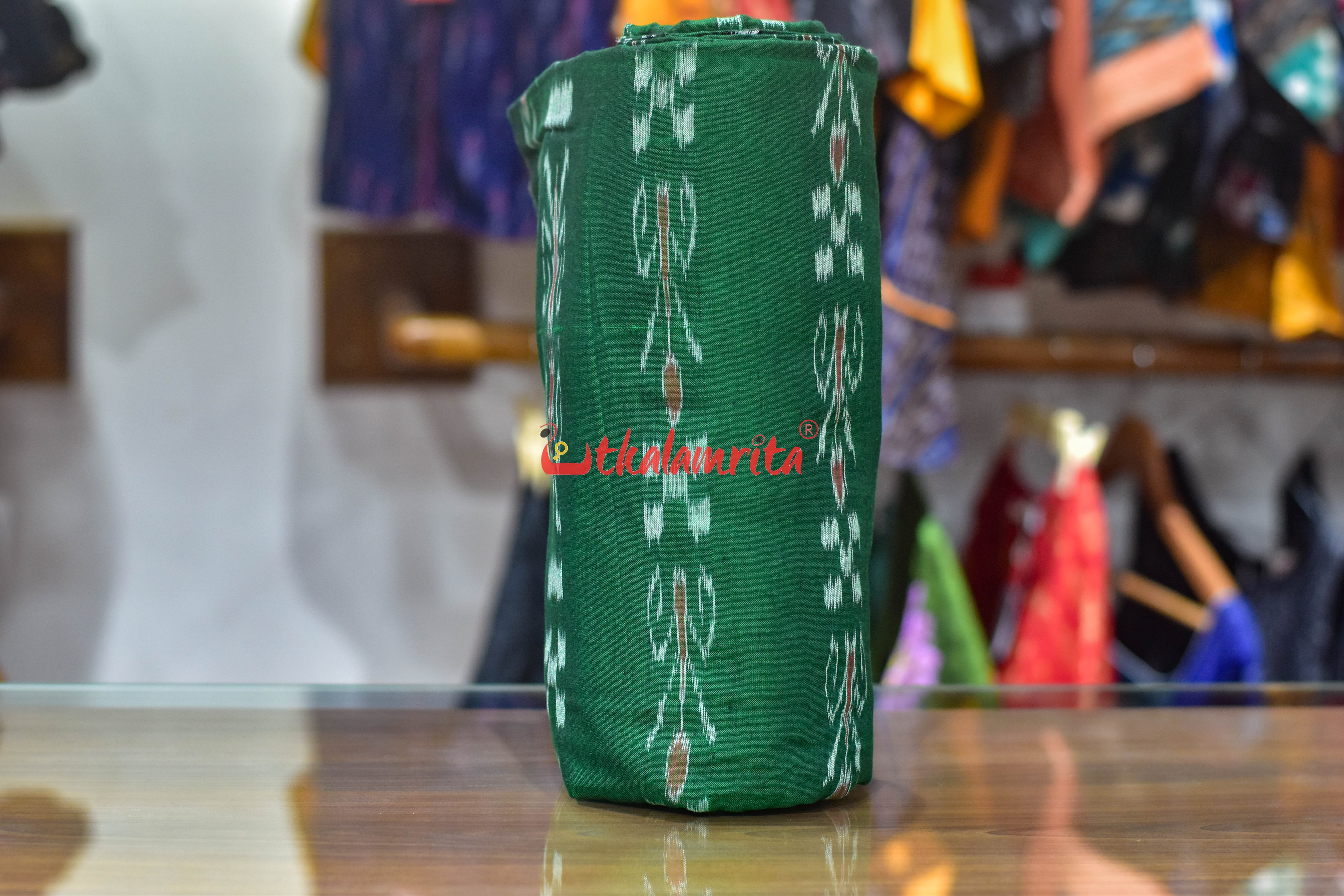 Light Green Pasapali and Kadha (Fabric)