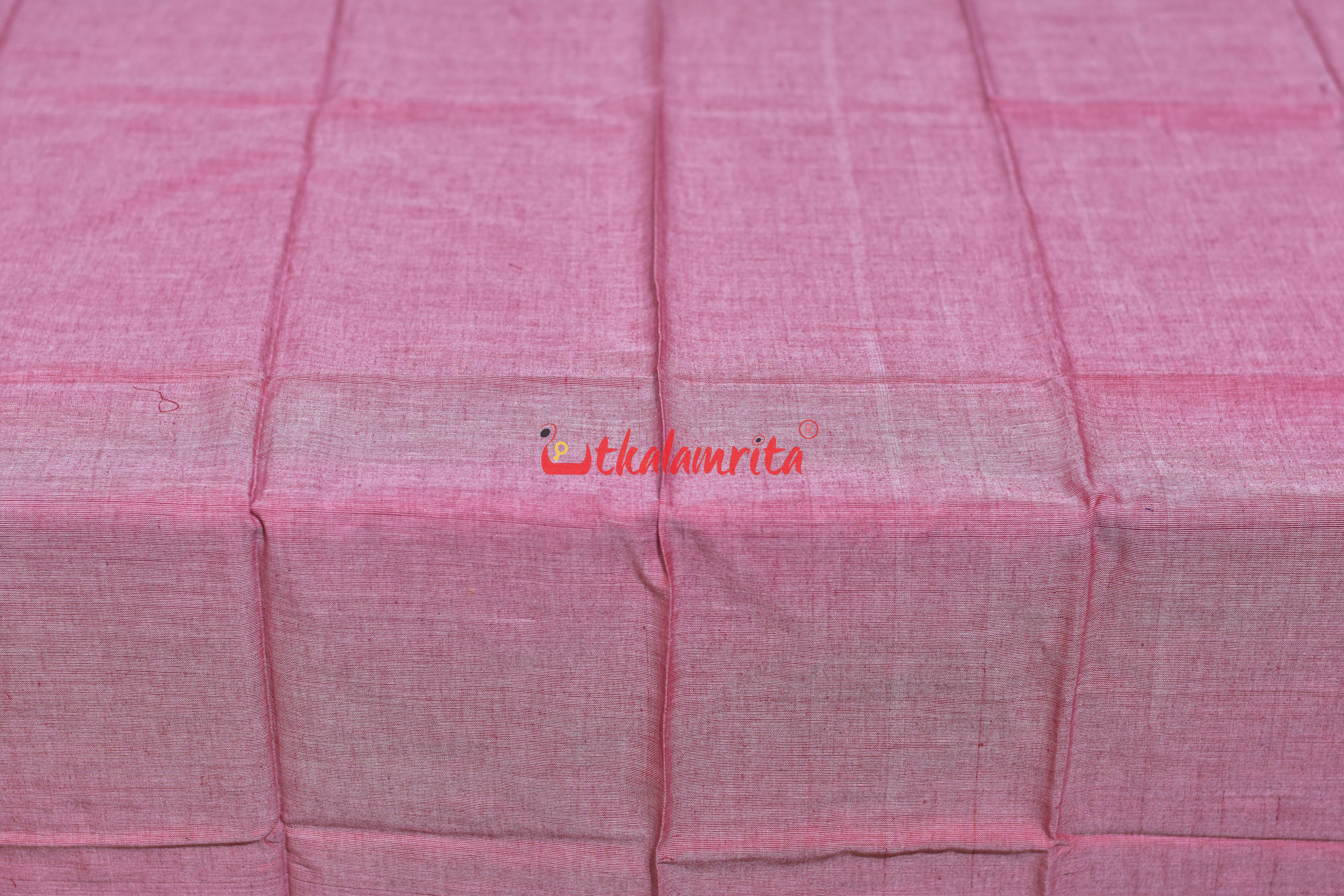 Violet Pink Pasapali Long Flower Bandha Dress Set