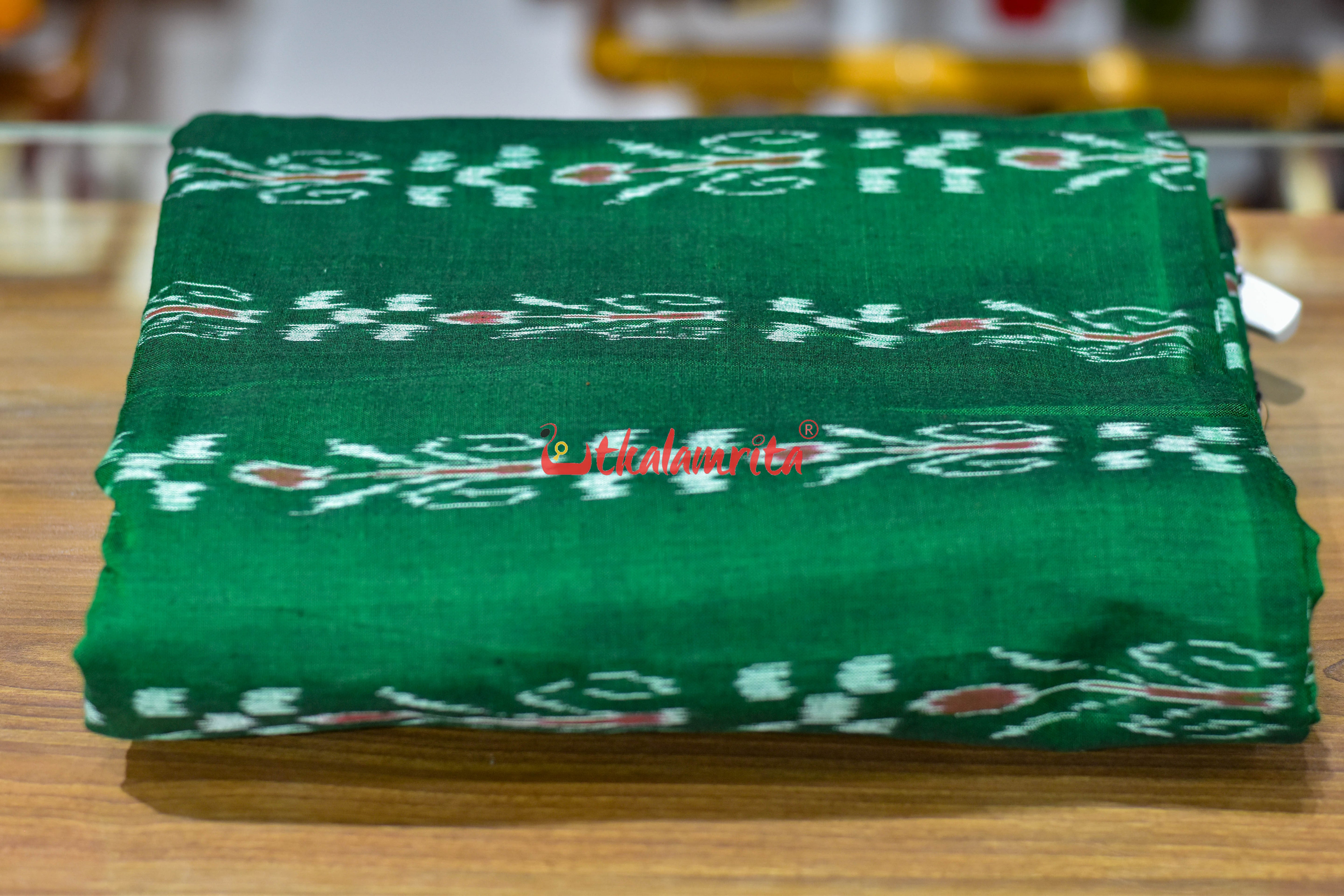 Light Green Pasapali and Kadha (Fabric)