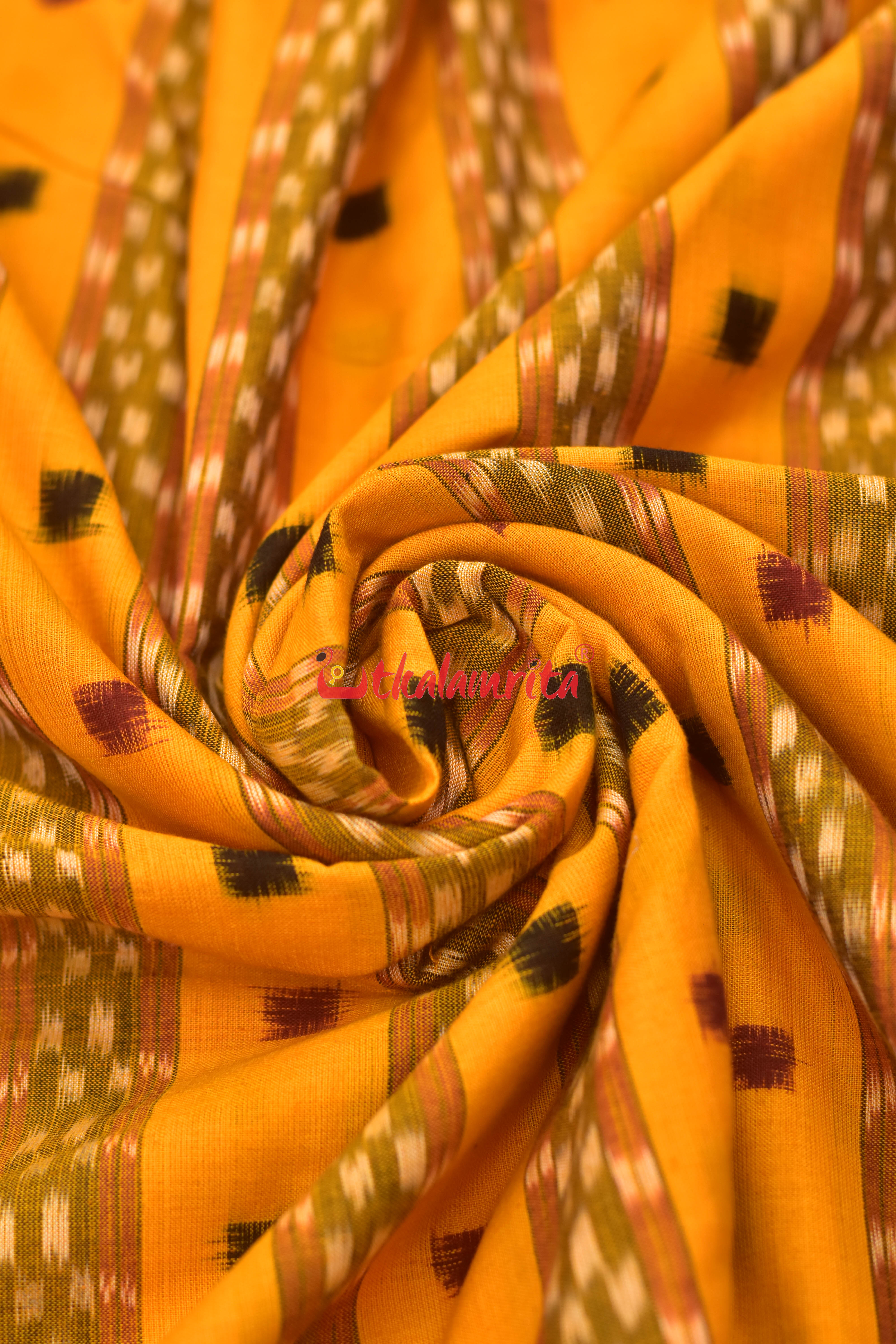 Yellow Tipa Pasapali Cotton (Fabric)