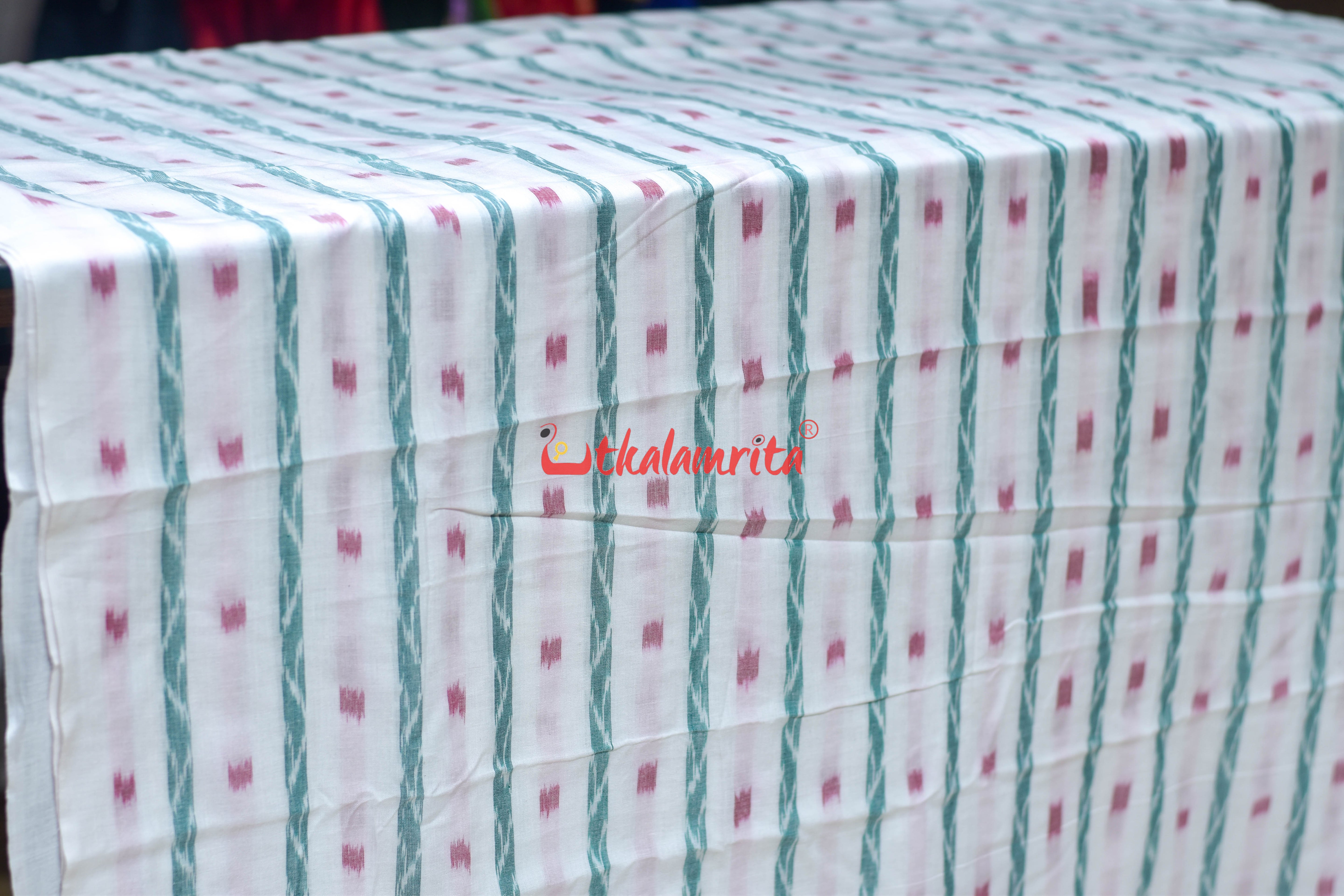 White Red Dots and Lata (Fabric)
