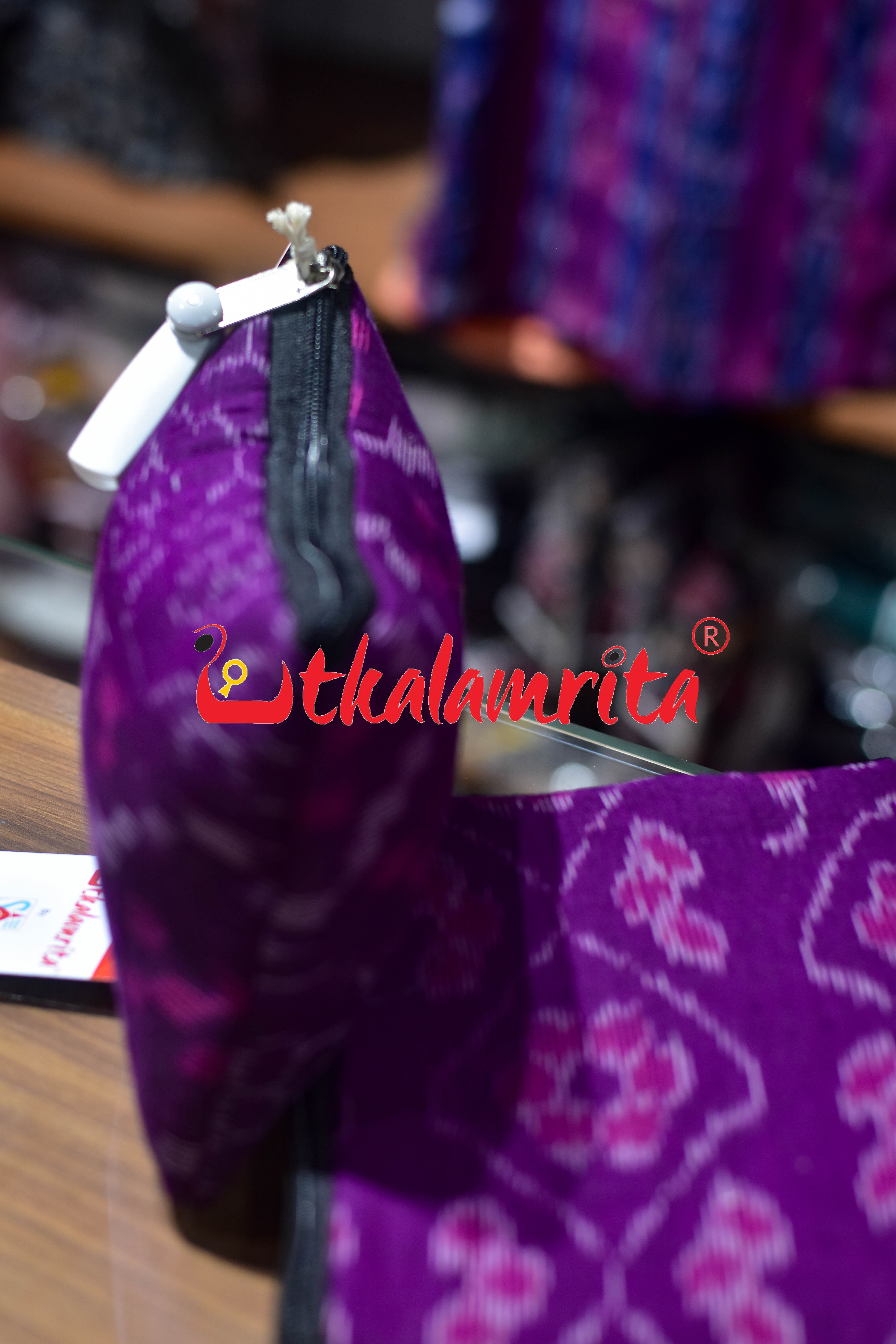 Purple Tetris Small Purse