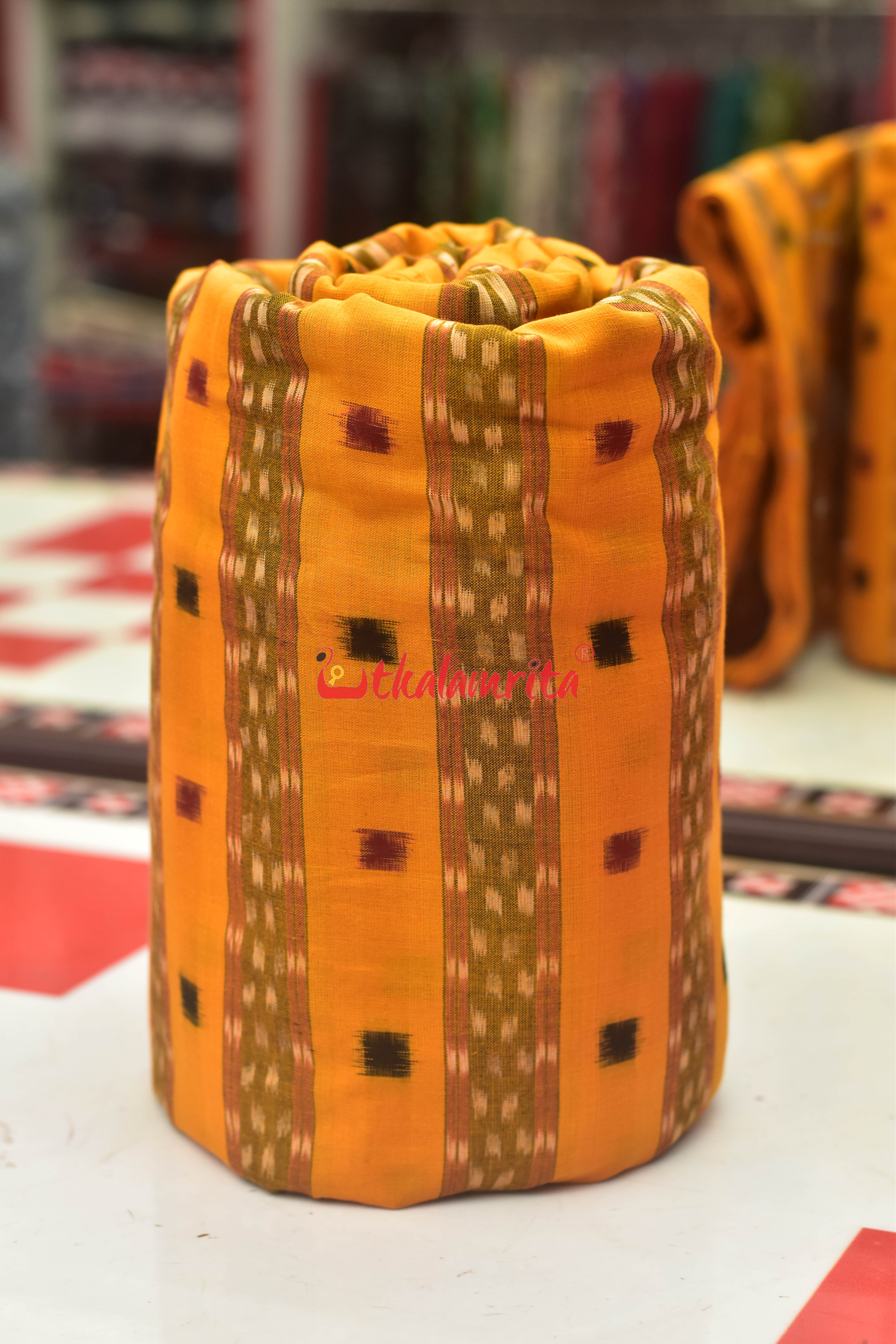 Yellow Tipa Pasapali Cotton (Fabric)