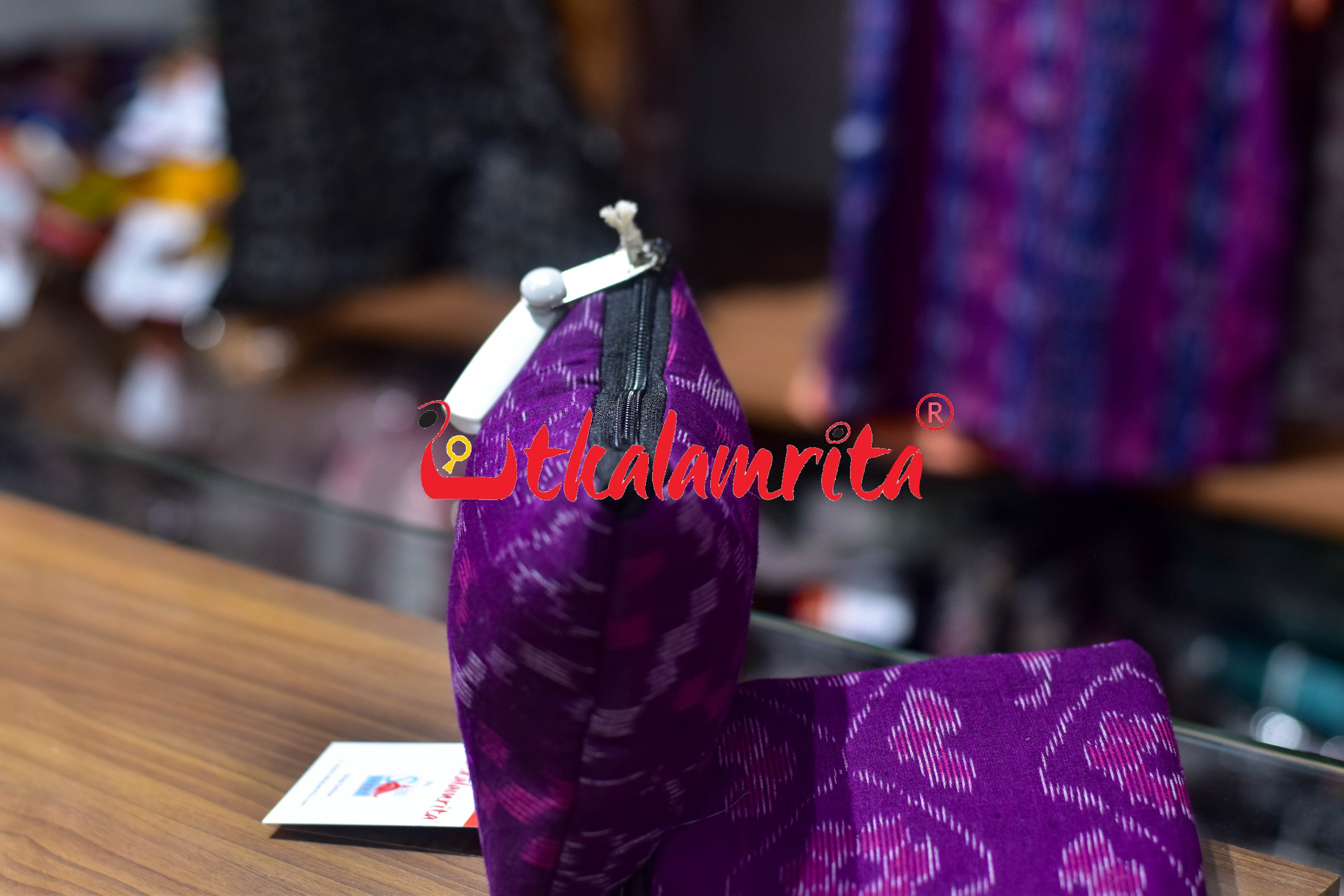 Purple Tetris Small Purse