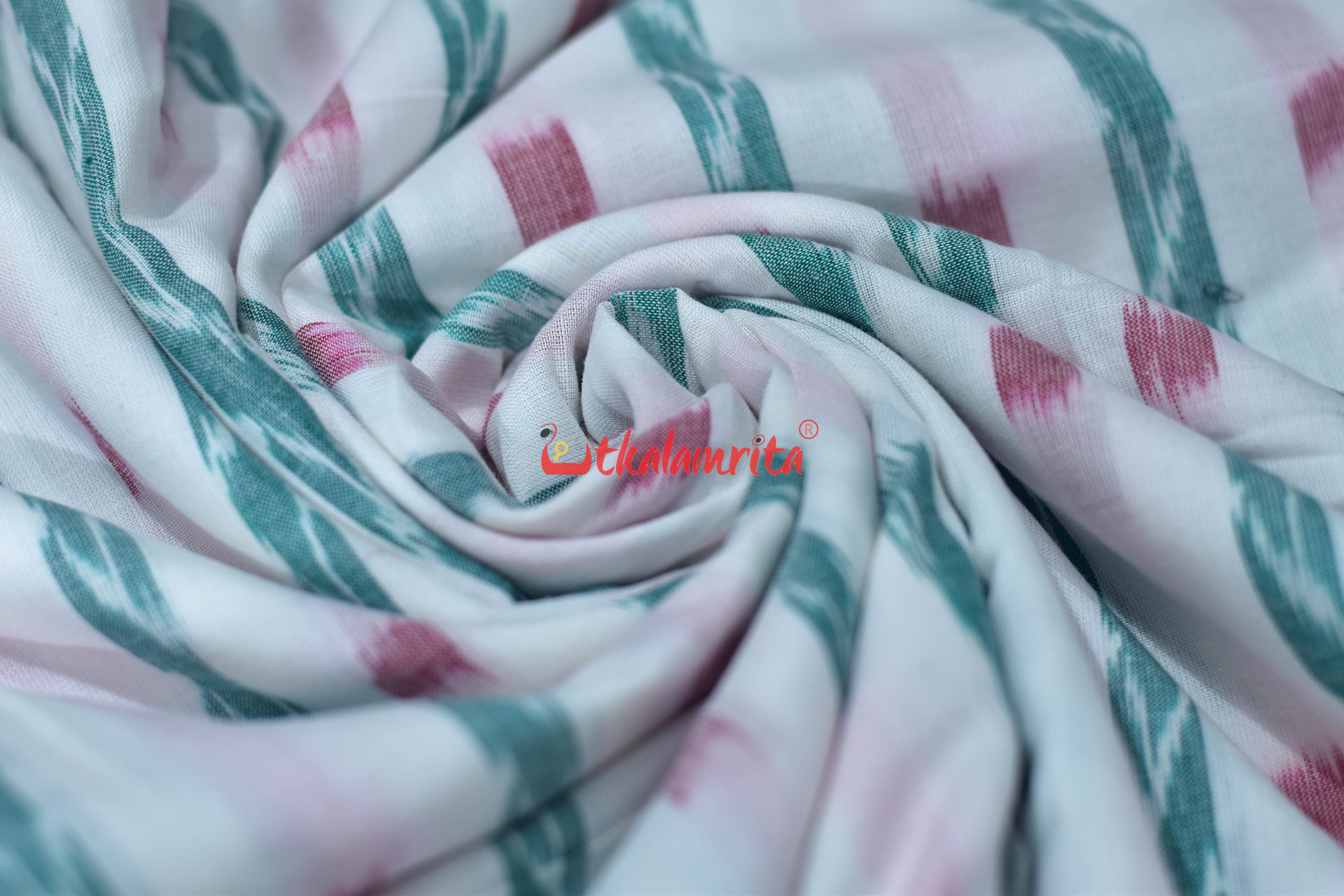 White Red Dots and Lata (Fabric)