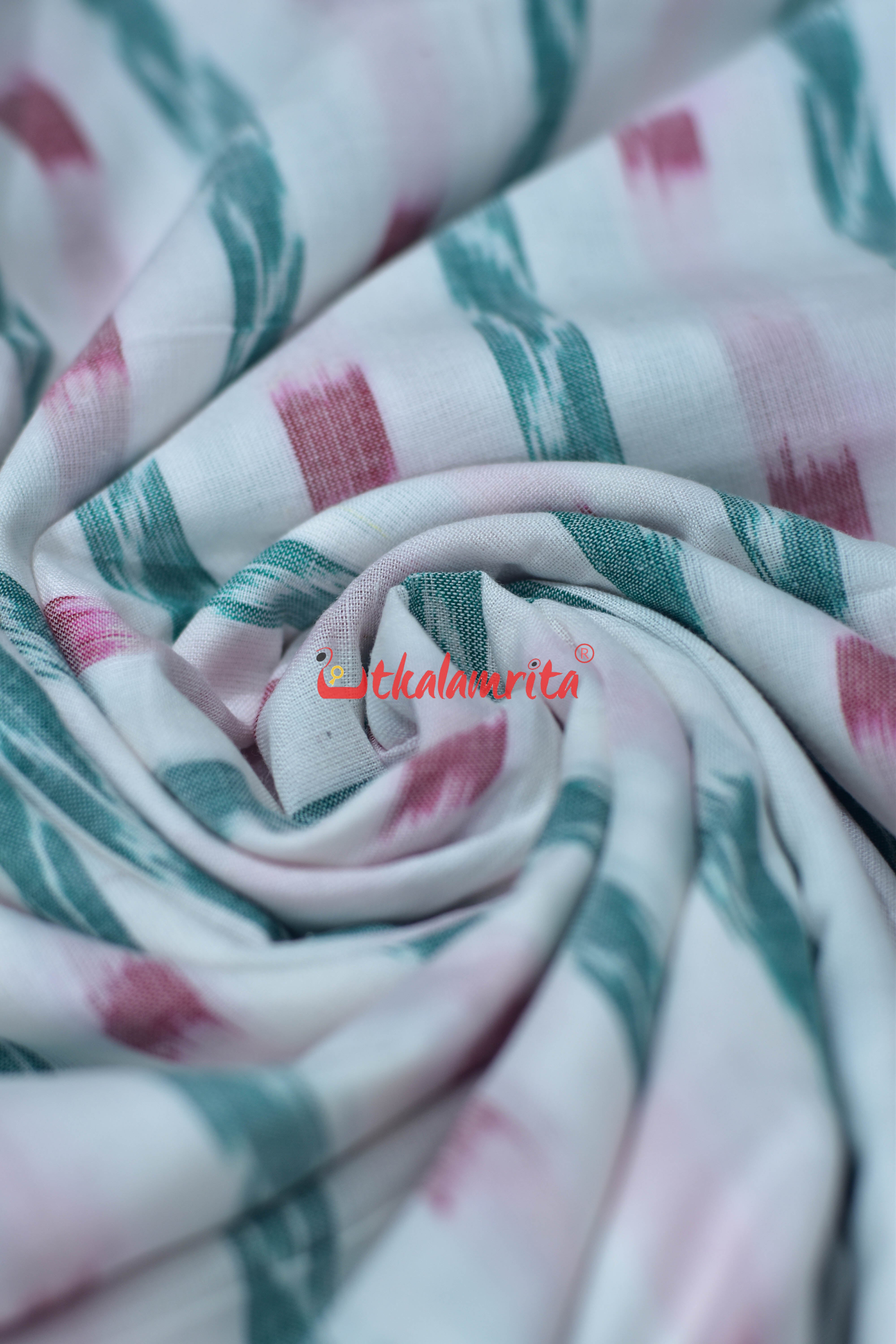 White Red Dots and Lata (Fabric)
