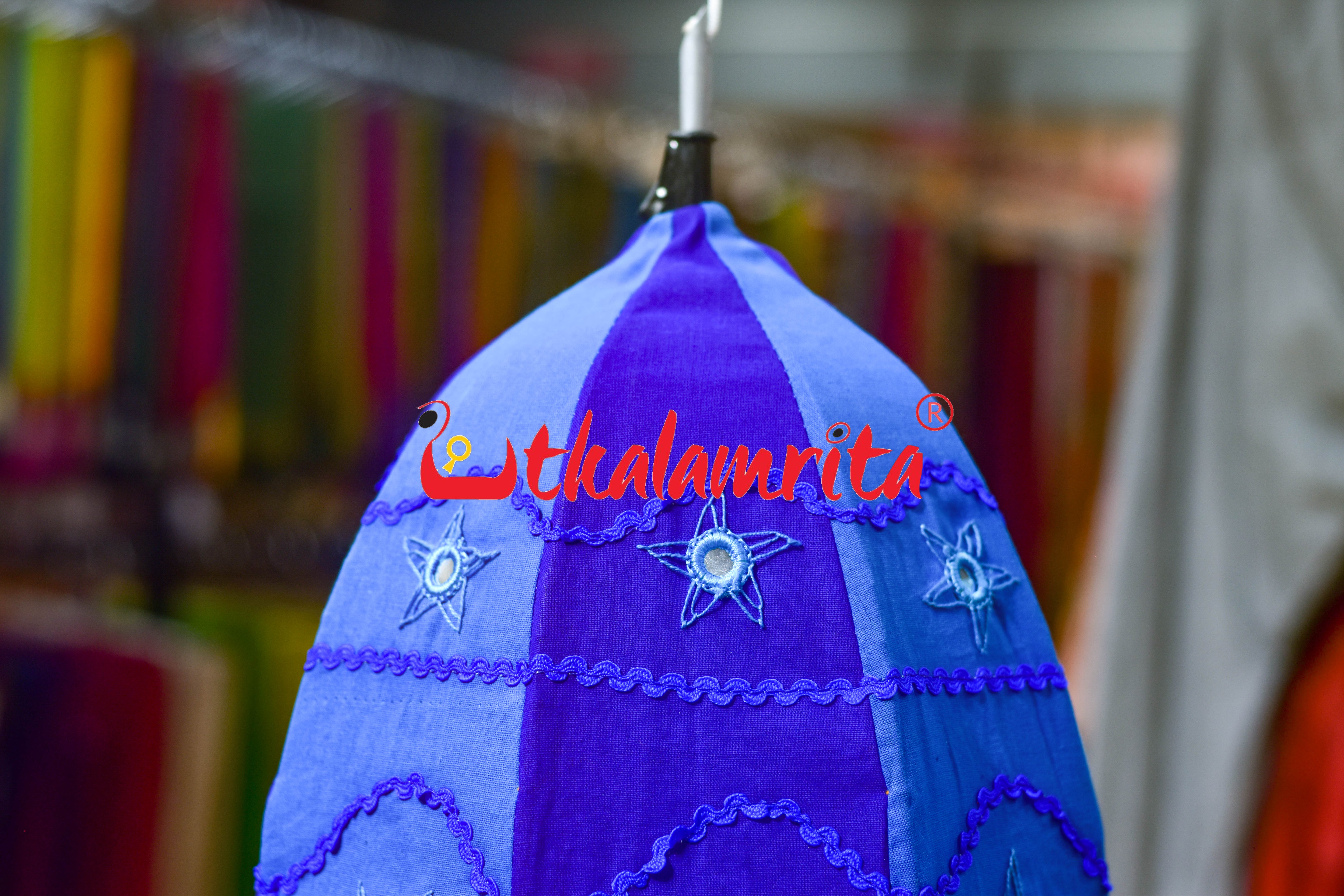 Blue Teal Special Bell Lampshade